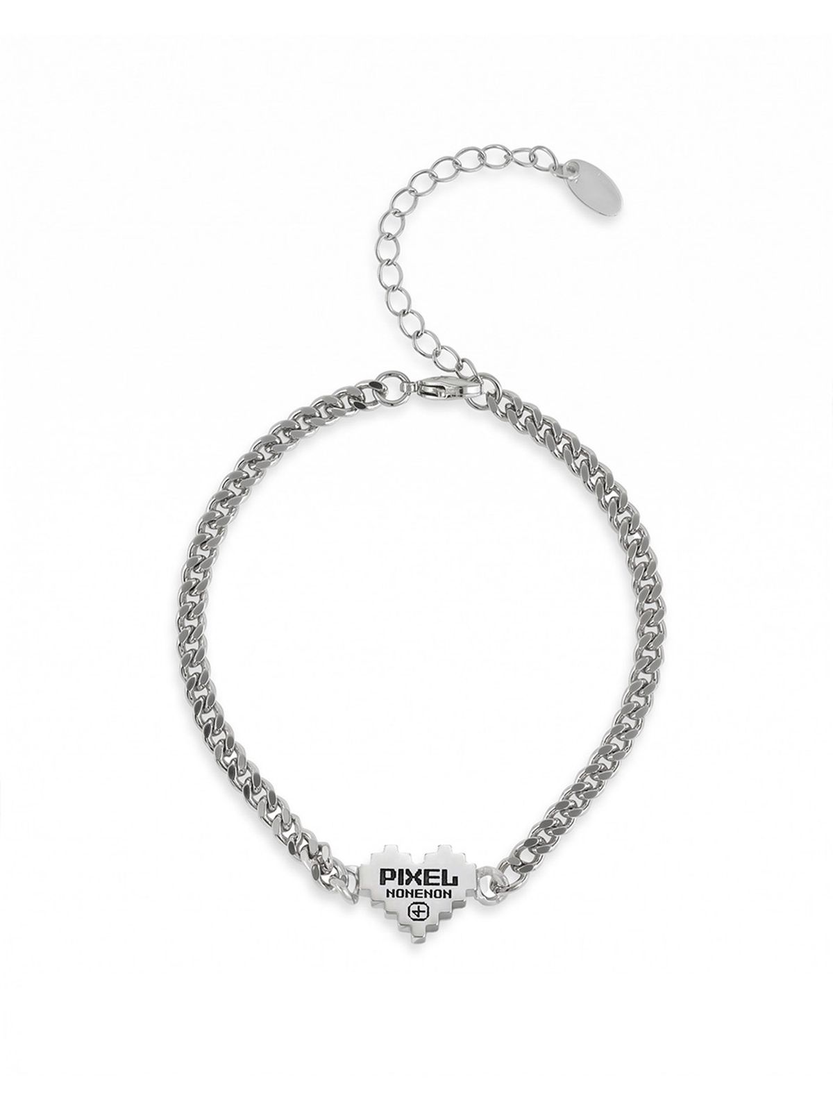 논논(NONENON) MINI PIXEL LOVE BRC SILVER925