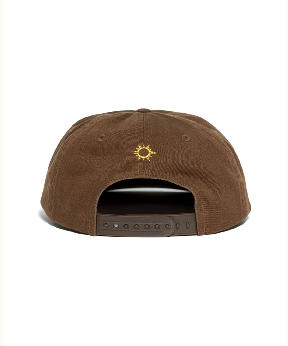헬로 선라이즈(HELLO SUNRISE) HS Arch Logo 5Panel Cap (Brown)