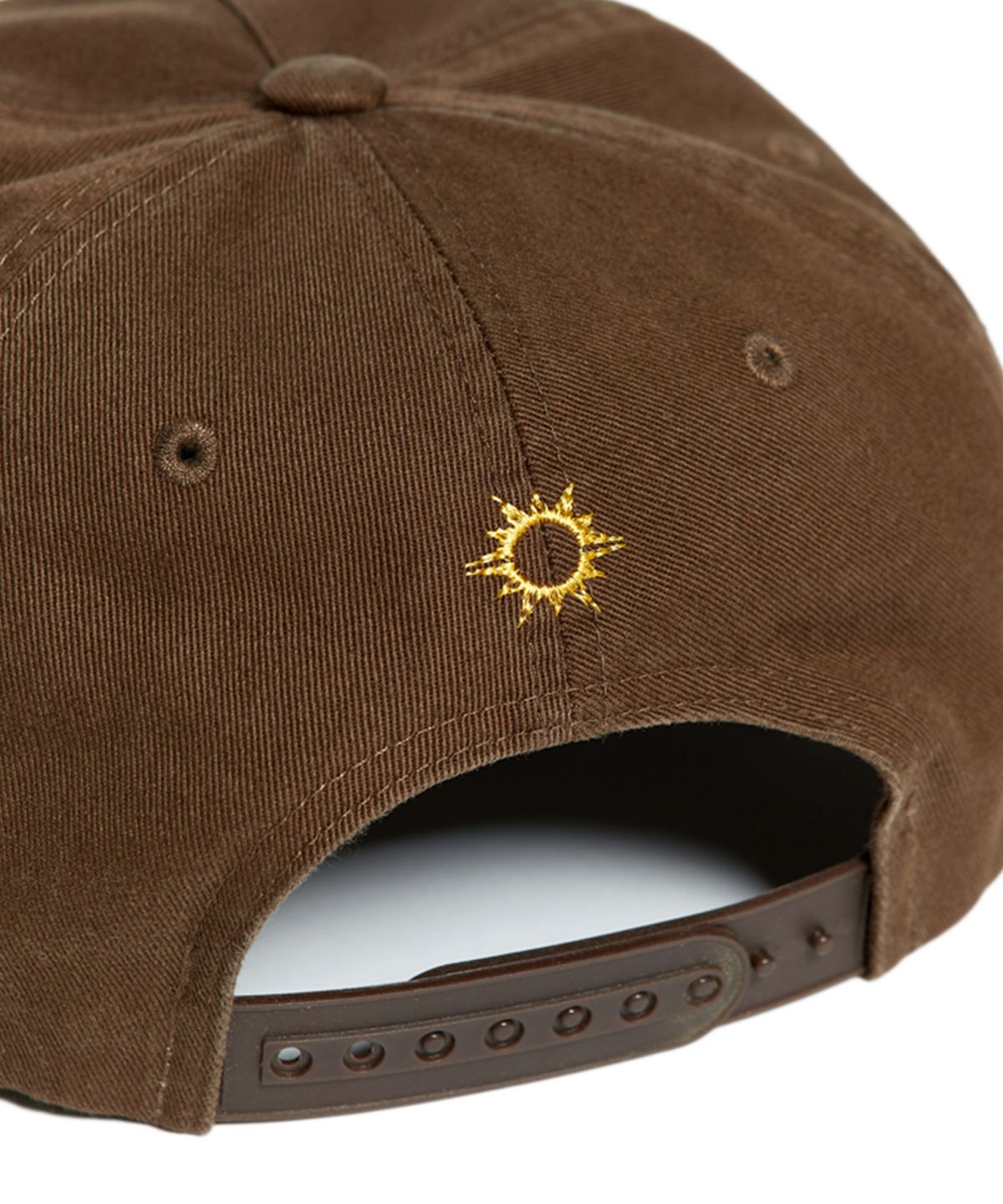 헬로 선라이즈(HELLO SUNRISE) HS Arch Logo 5Panel Cap (Brown)