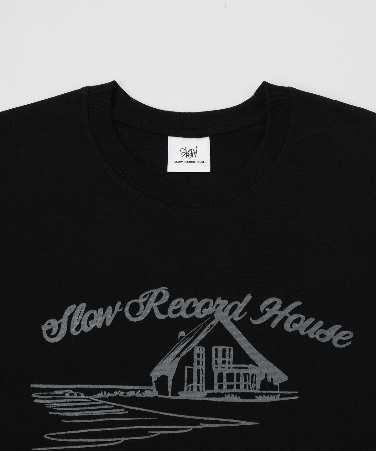 슬로우 레코드 하우스(SLOW RECORD HOUSE) 스케치 하우스 반팔 티셔츠 [2 Color]