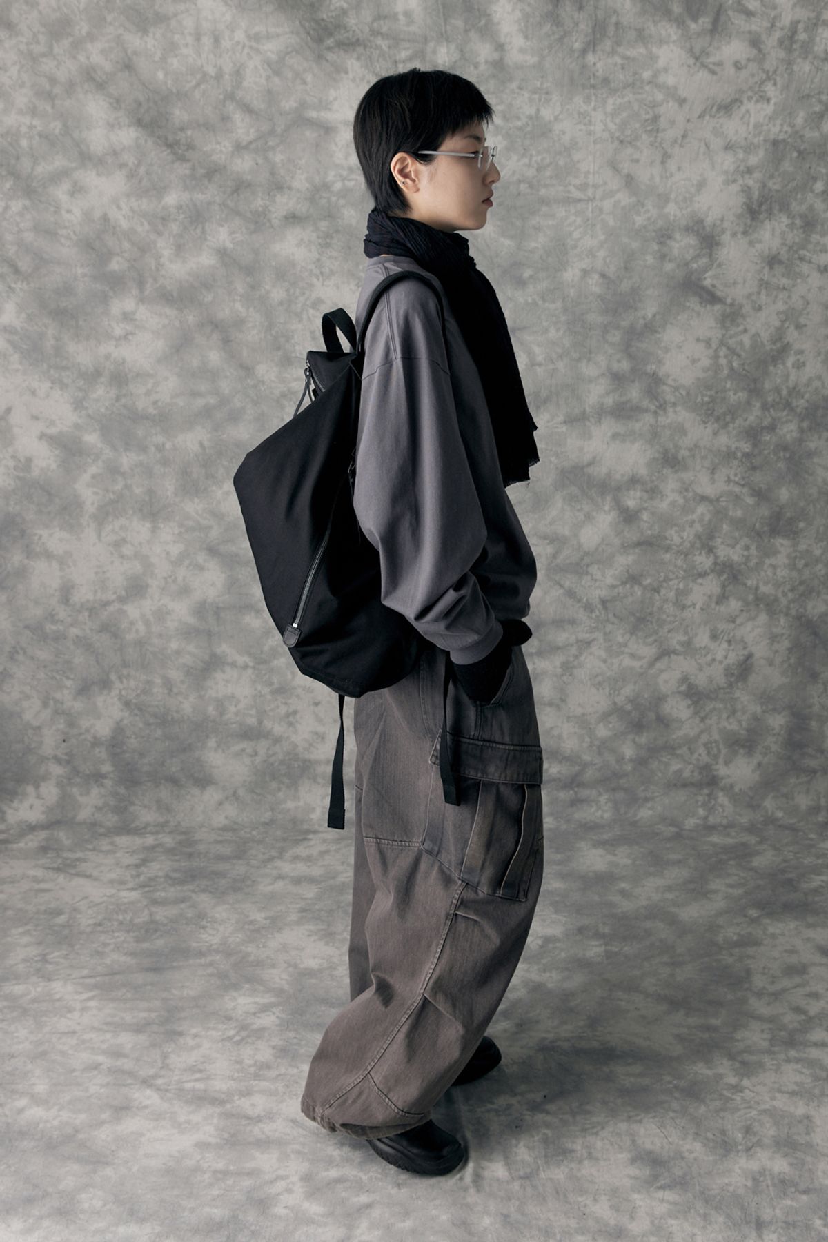 해칭룸(HATCHINGROOM) Duffle Backpack Black