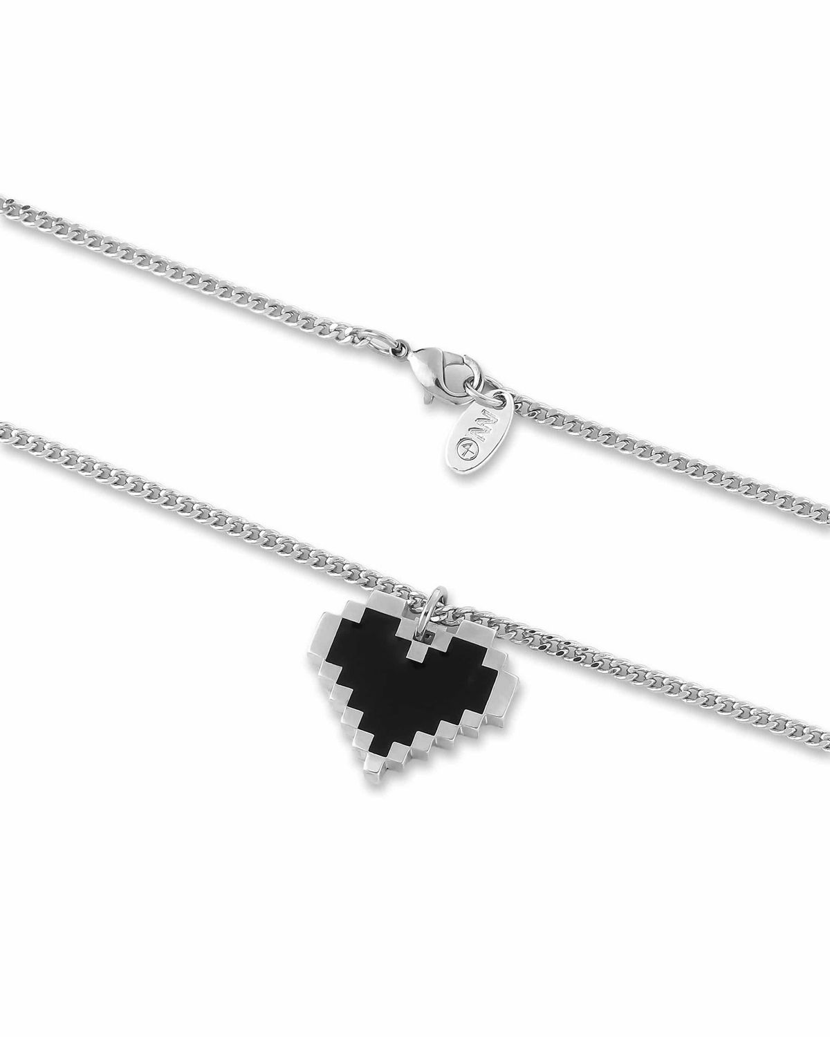 논논(NONENON) PIXEL LOVE NEC SILVER925