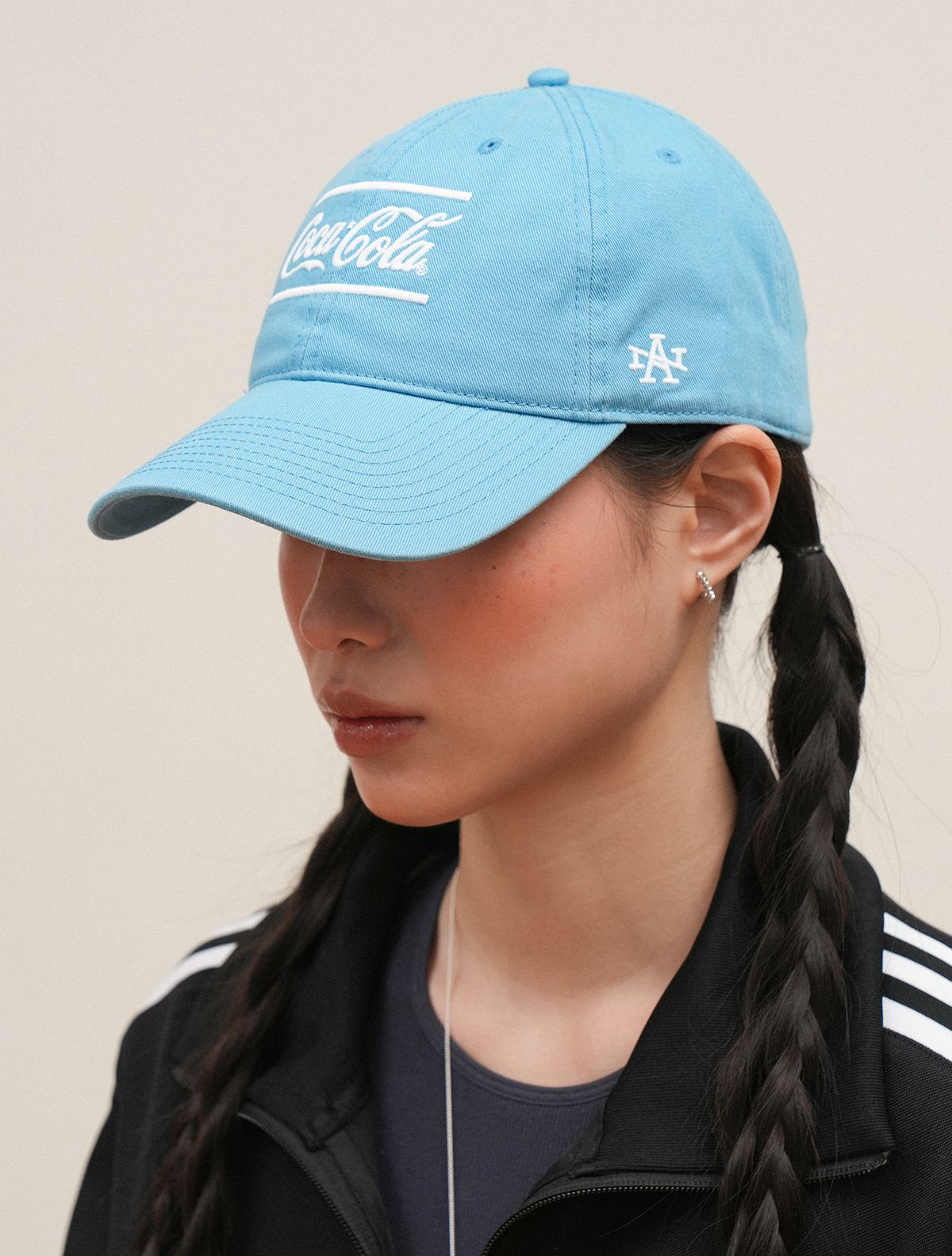 아메리칸니들(AMERICAN NEEDLE) COCA-COLA URBAN LOGO BALLPARK CAP - LIGHT BLUE