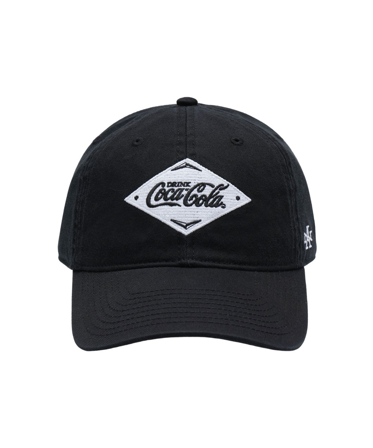아메리칸니들(AMERICAN NEEDLE) COCA-COLA SQUARE MARK BALLPARK CAP - BLACK