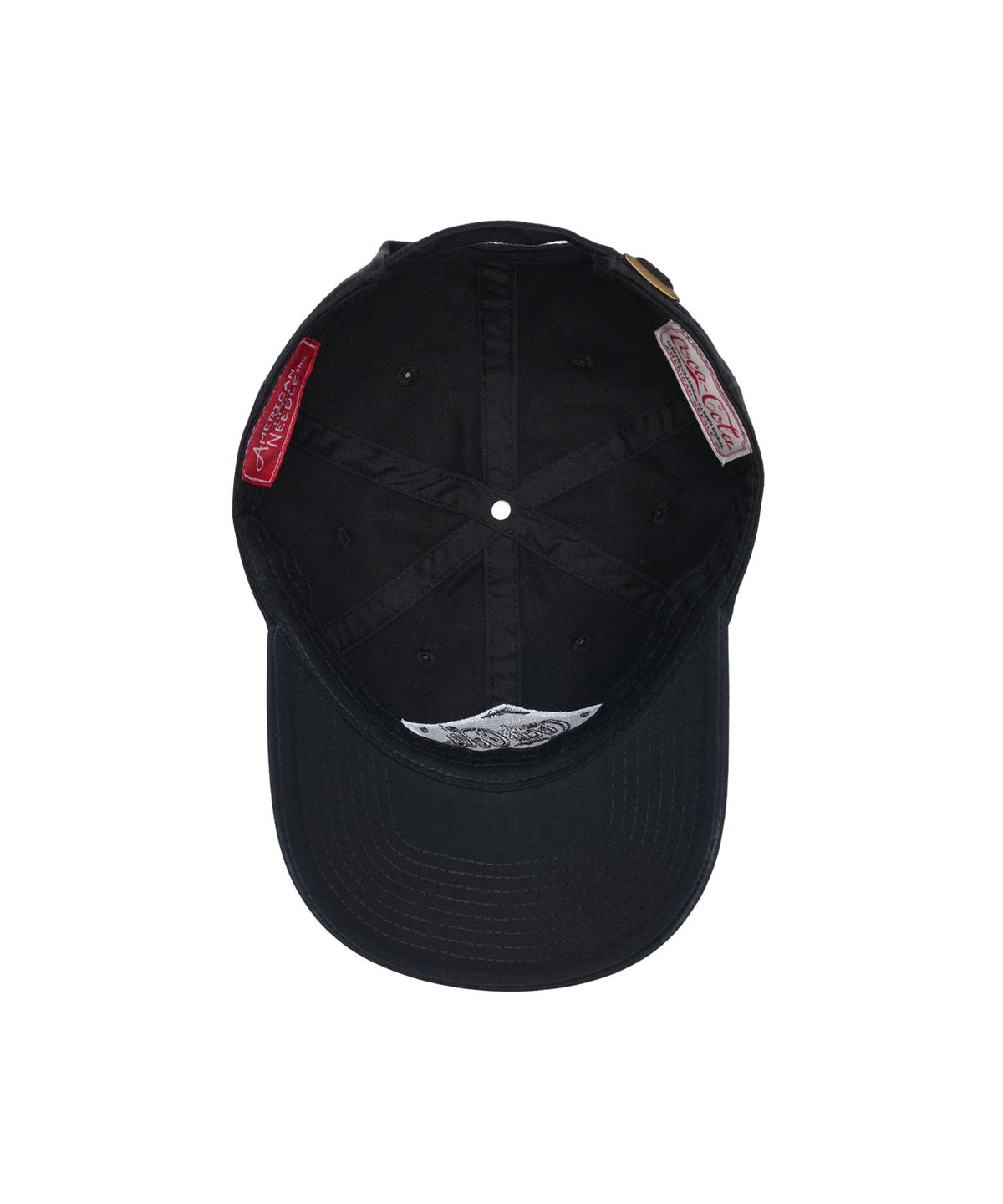 아메리칸니들(AMERICAN NEEDLE) COCA-COLA SQUARE MARK BALLPARK CAP - BLACK