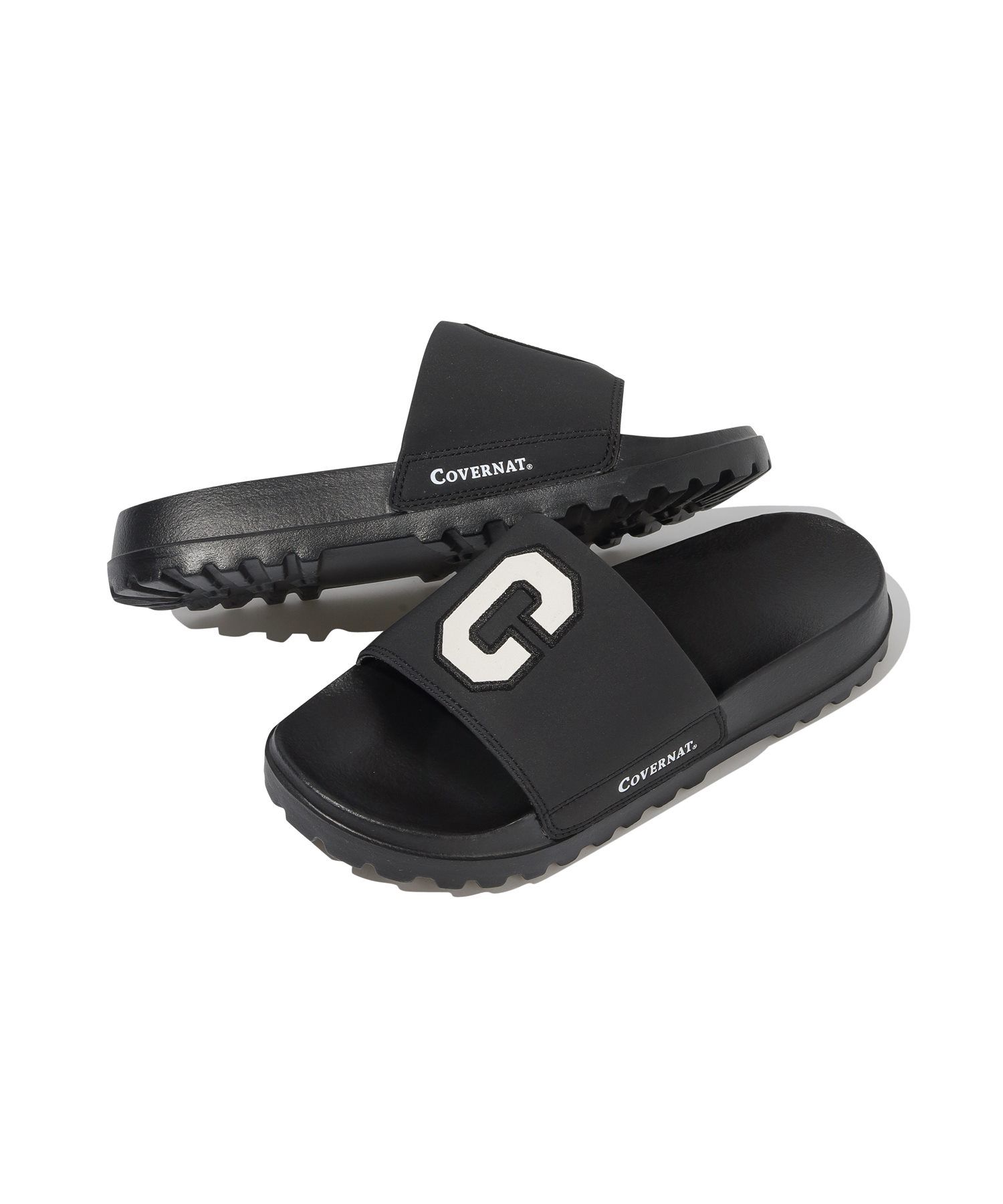 MUSINSA | COVERNAT C Logo Slide Black