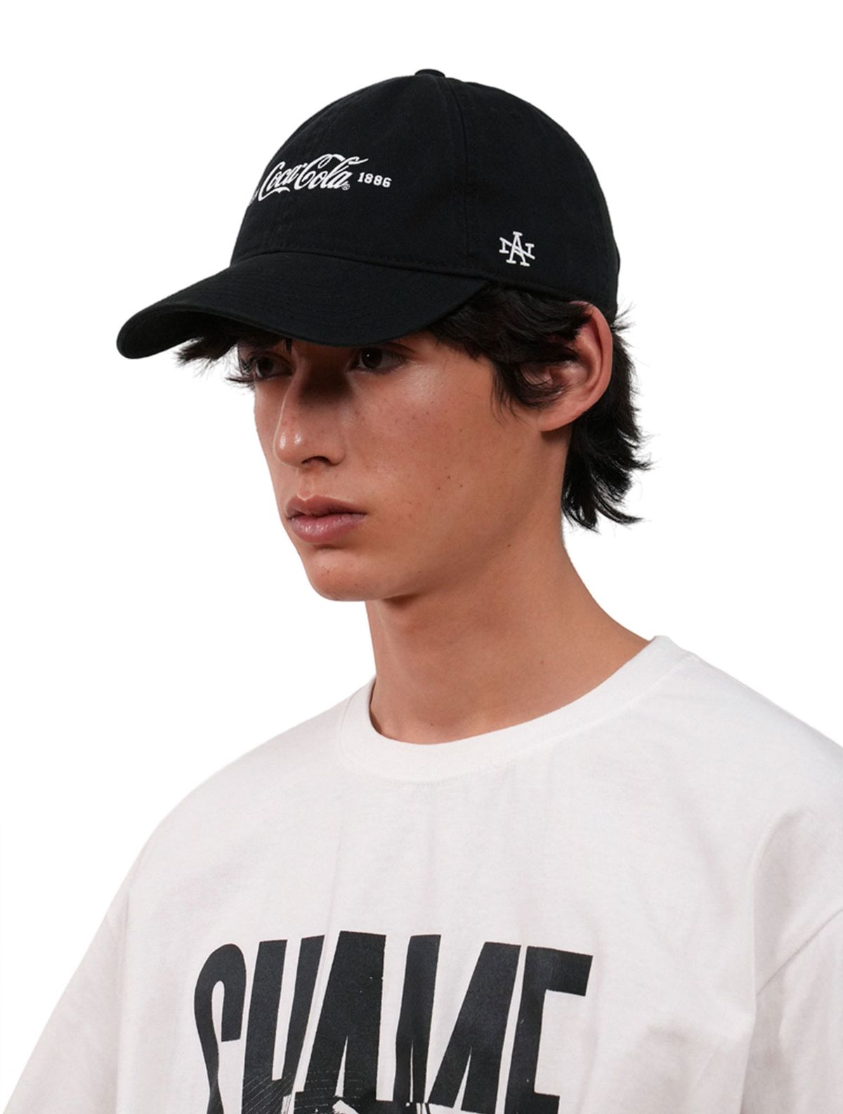 아메리칸니들(AMERICAN NEEDLE) COCA-COLA NEWPREP BALLPARK CAP - BLACK