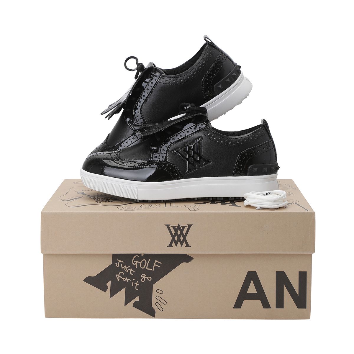 어뉴골프(ANEW GOLF) (W) SAINT TASSEL SHOES_BK