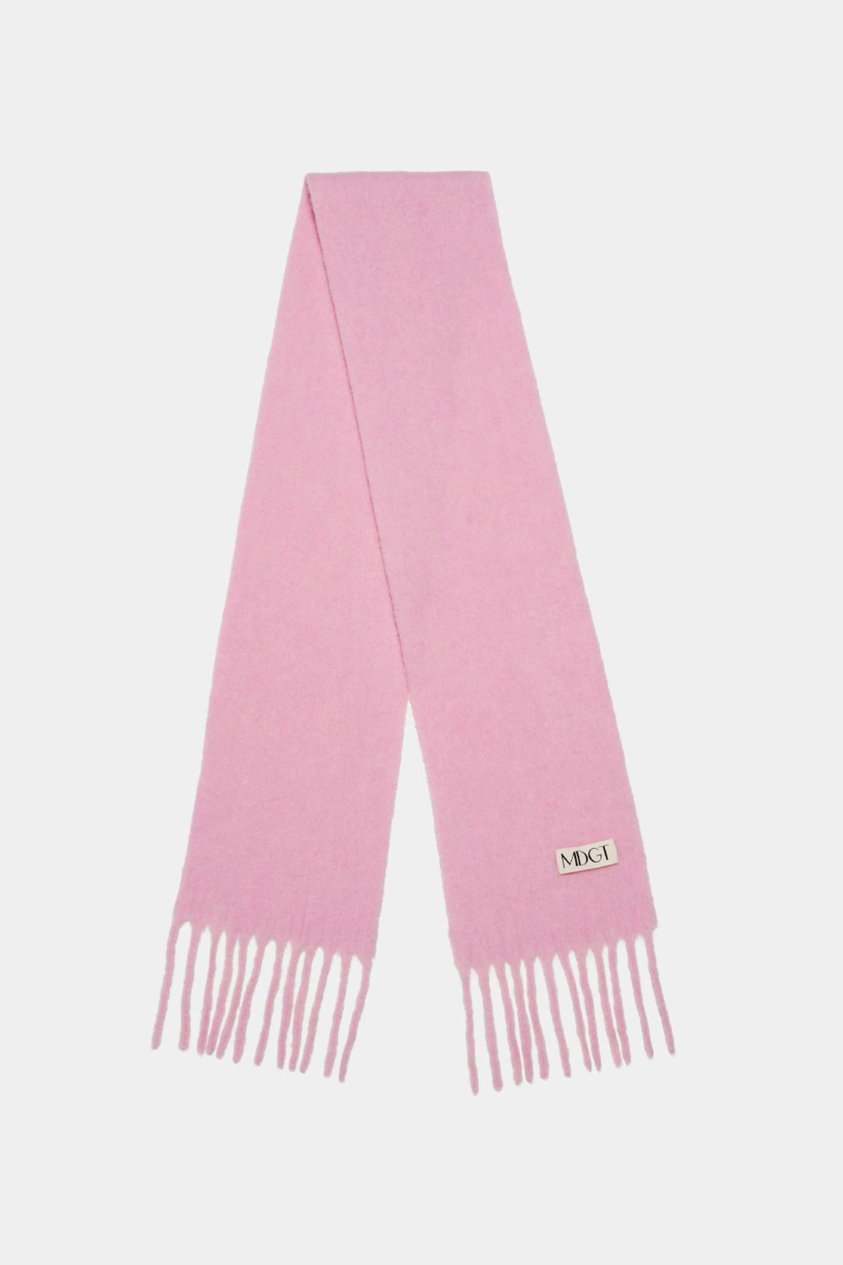 엠디지티(MDGT) Chunky Scarf Solid_Pink