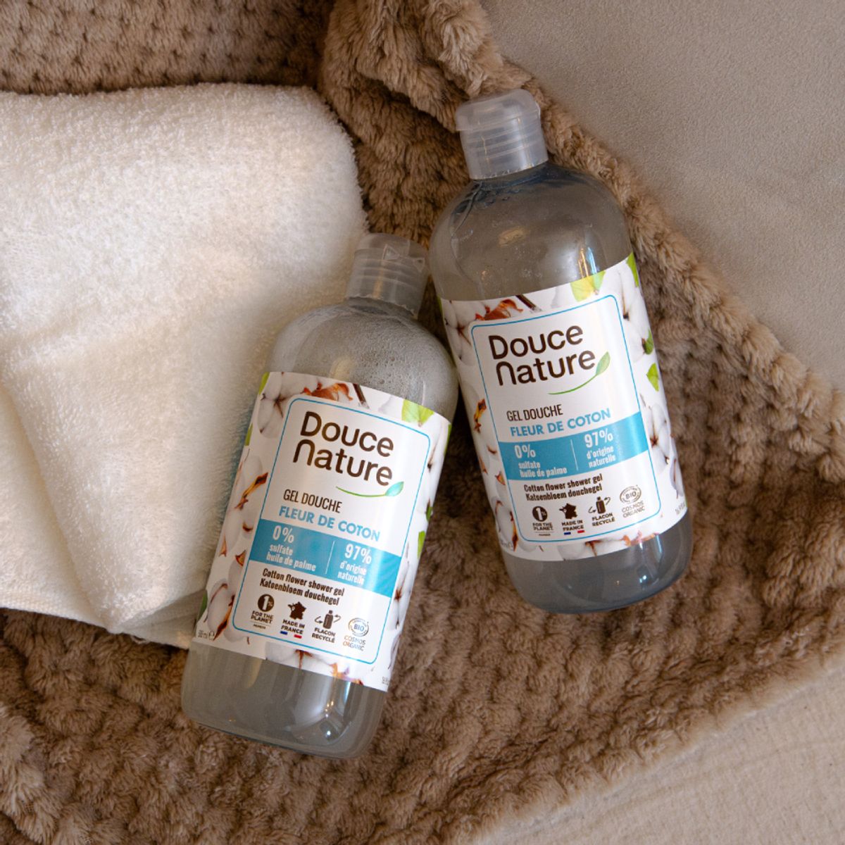 두스나뚜르(DOUCE NATURE) 프랑스 약산성 바디워시 코튼플라워 500ml