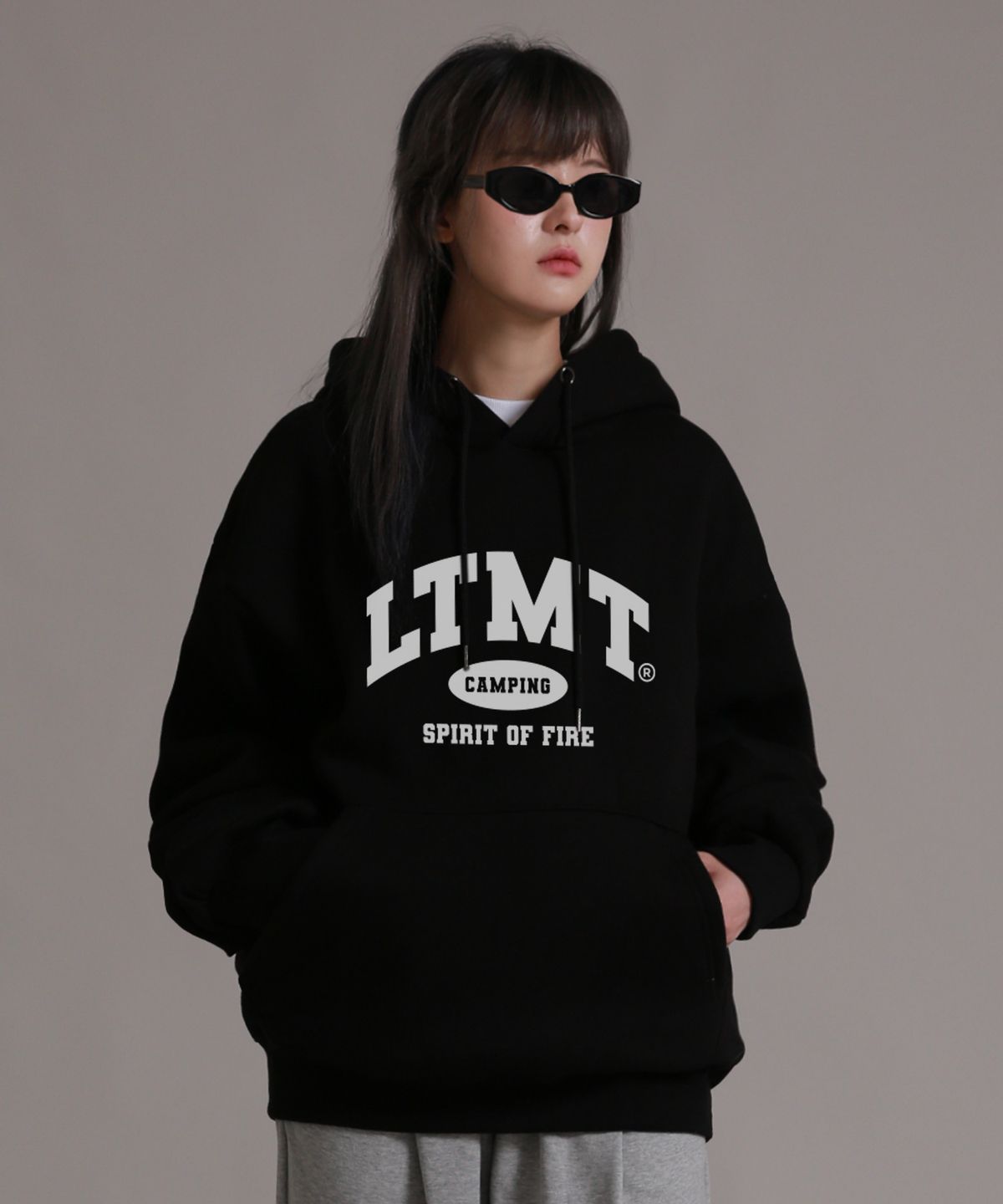 라이크더모스트(LIKE THE MOST) 소프트 LTMT 오버 후디(블랙)