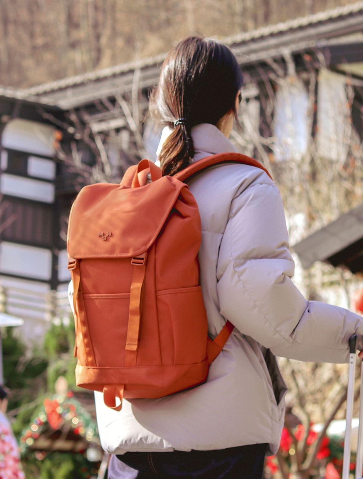마흐(MAH) 영투어 백팩 25L 데일리 트래블 백 - 브릭