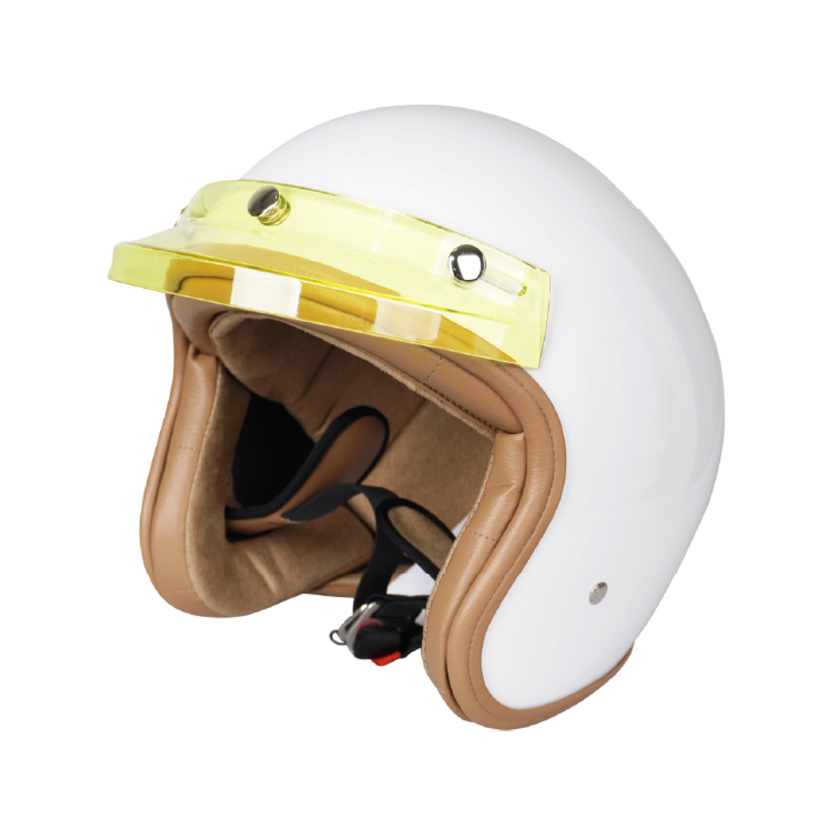 쿤타치(KUNTACH) Mods and Rockers classic visor - CLEAR YELLOW