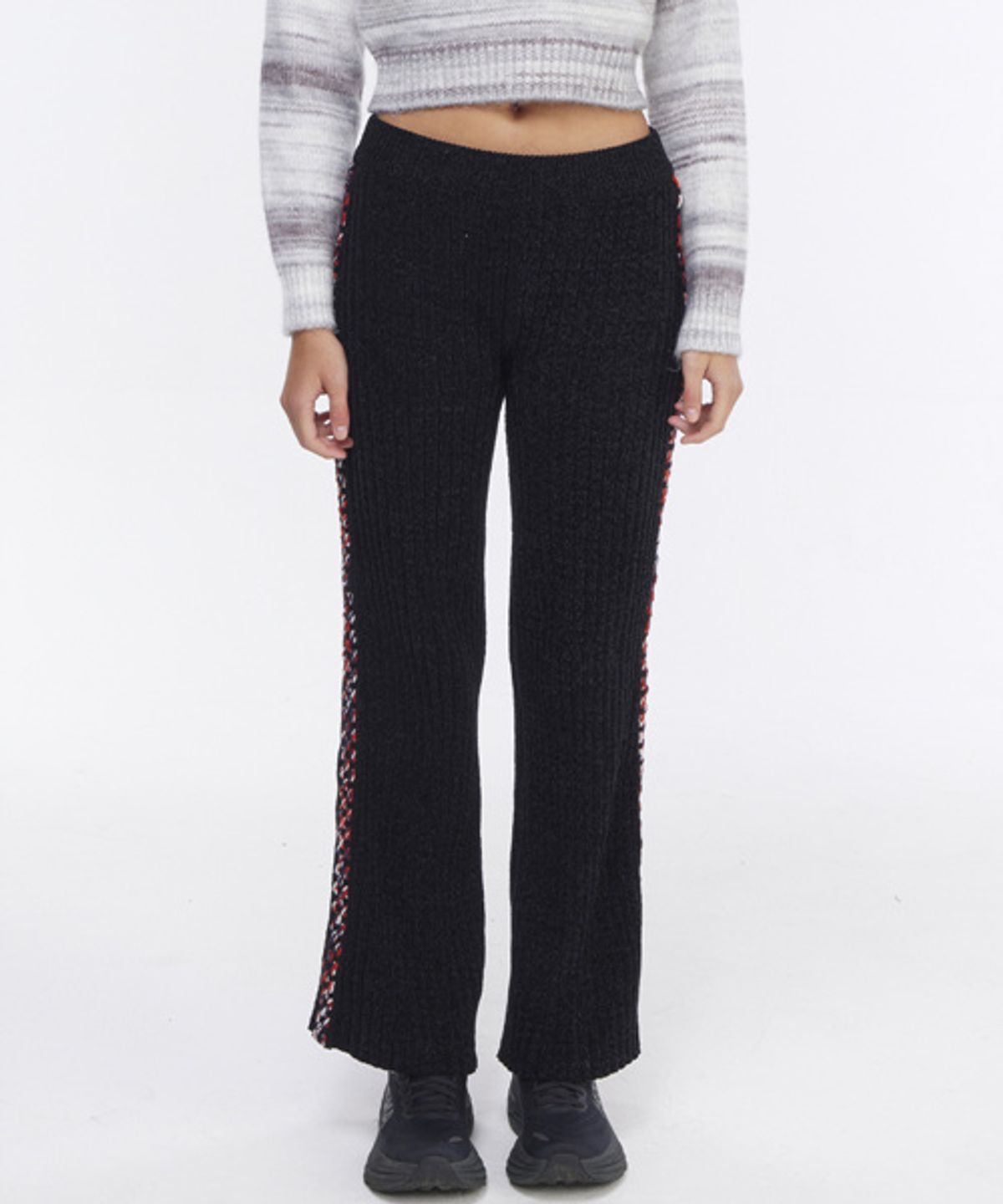 그레이티스트(THE GREATEST) Boostcut Knit Leggings Black