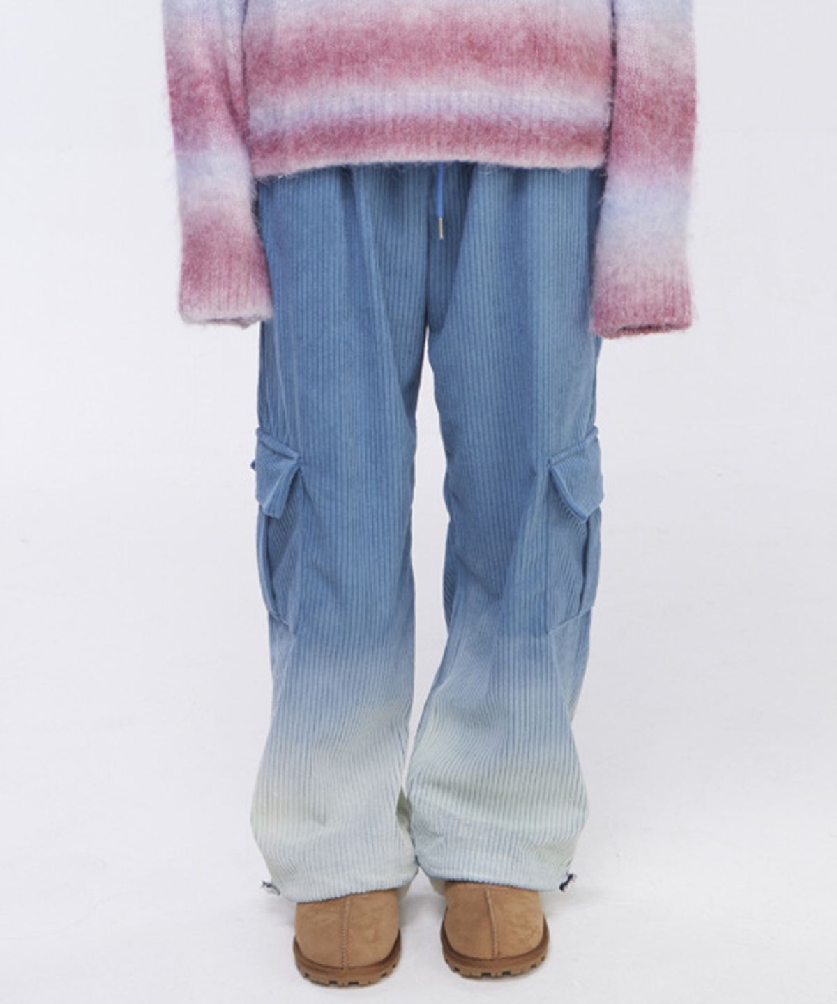 그레이티스트(THE GREATEST) Corduroy Banding Pants Blue