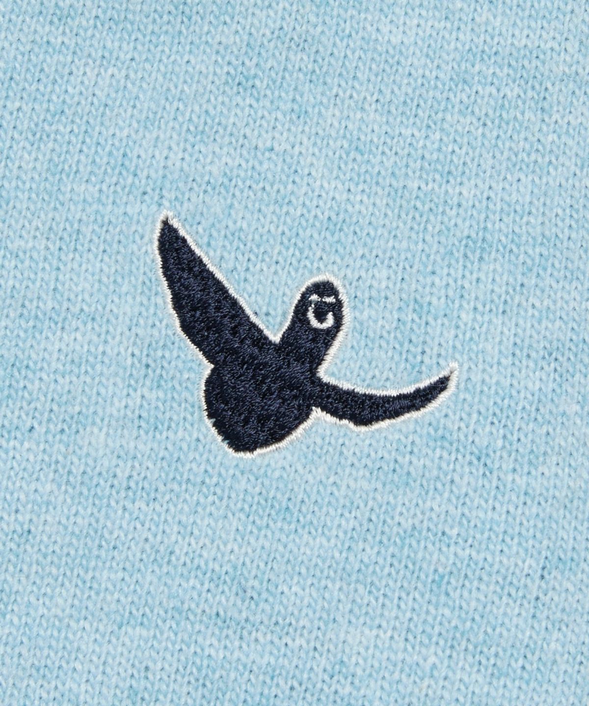 마크곤잘레스(MARK GONZALES) WOMENS ANGEL ROUND NECK CARDIGAN - L/BLUE