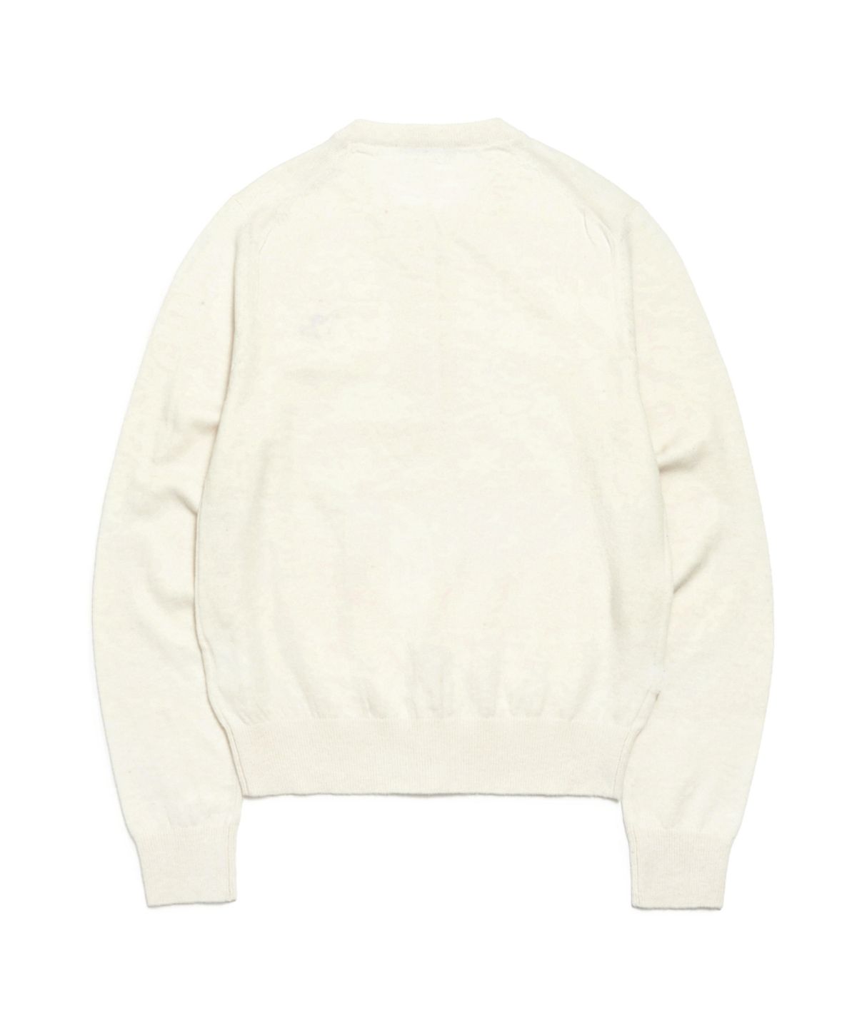 마크곤잘레스(MARK GONZALES) WOMENS ANGEL ROUND NECK CARDIGAN - IVORY