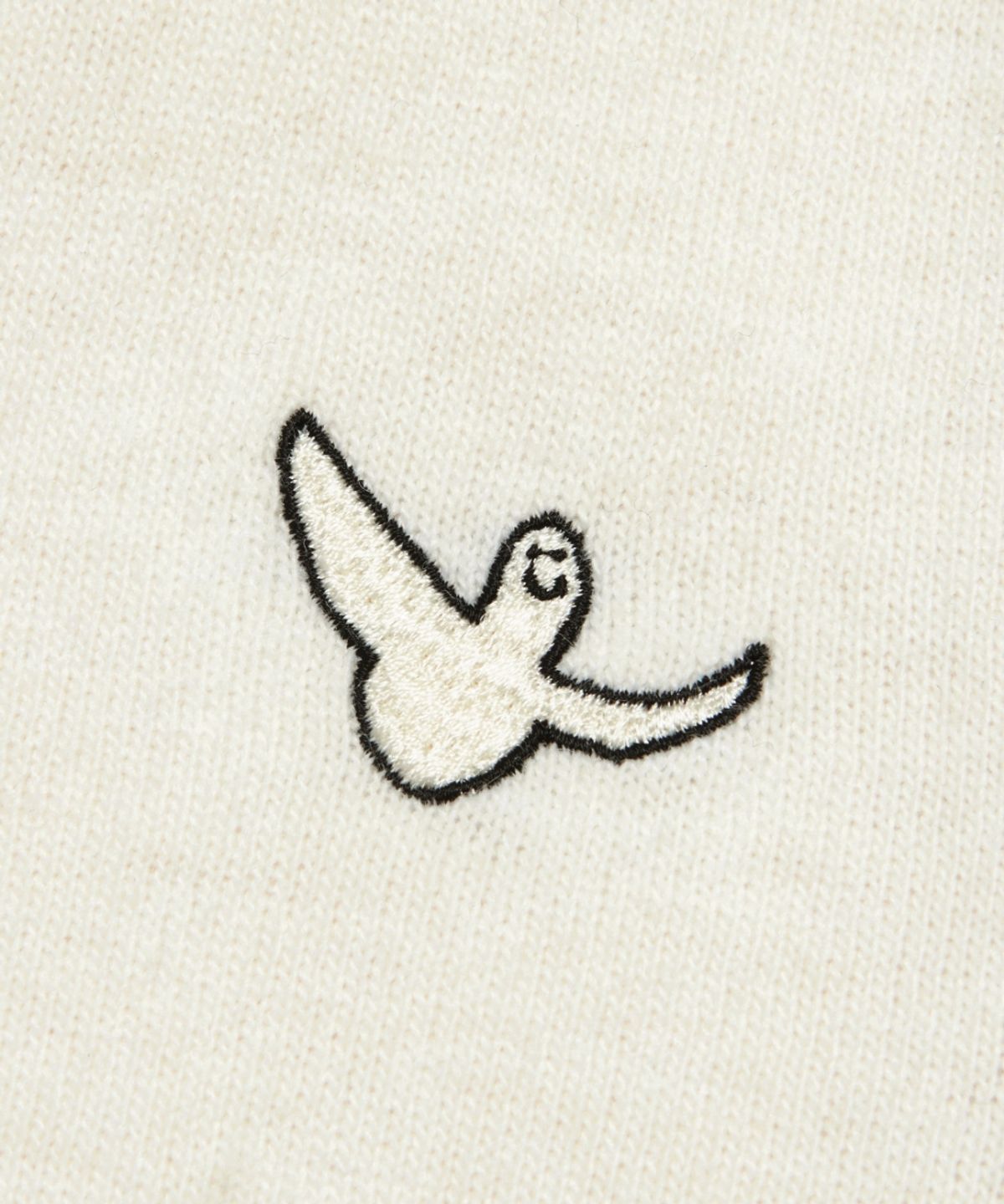 마크곤잘레스(MARK GONZALES) WOMENS ANGEL ROUND NECK CARDIGAN - IVORY