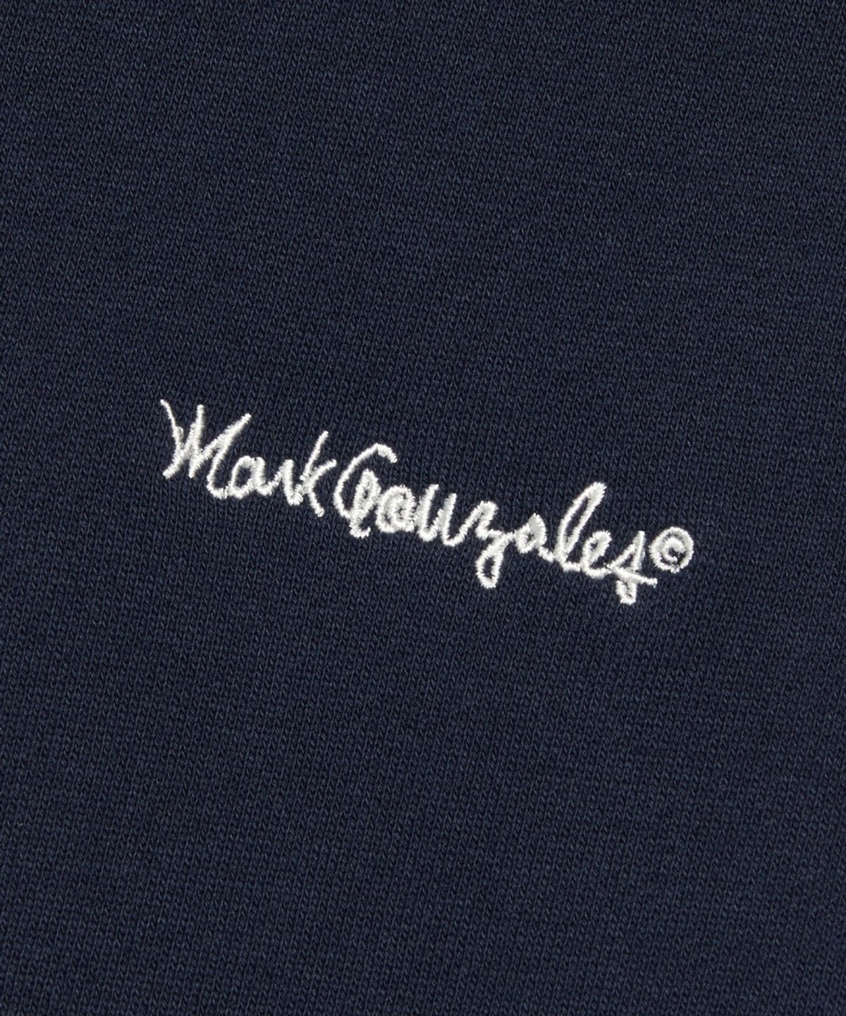 마크곤잘레스(MARK GONZALES) WOMENS SIGN LOGO OG CROPPED SWEAT HOODIE - NAVY