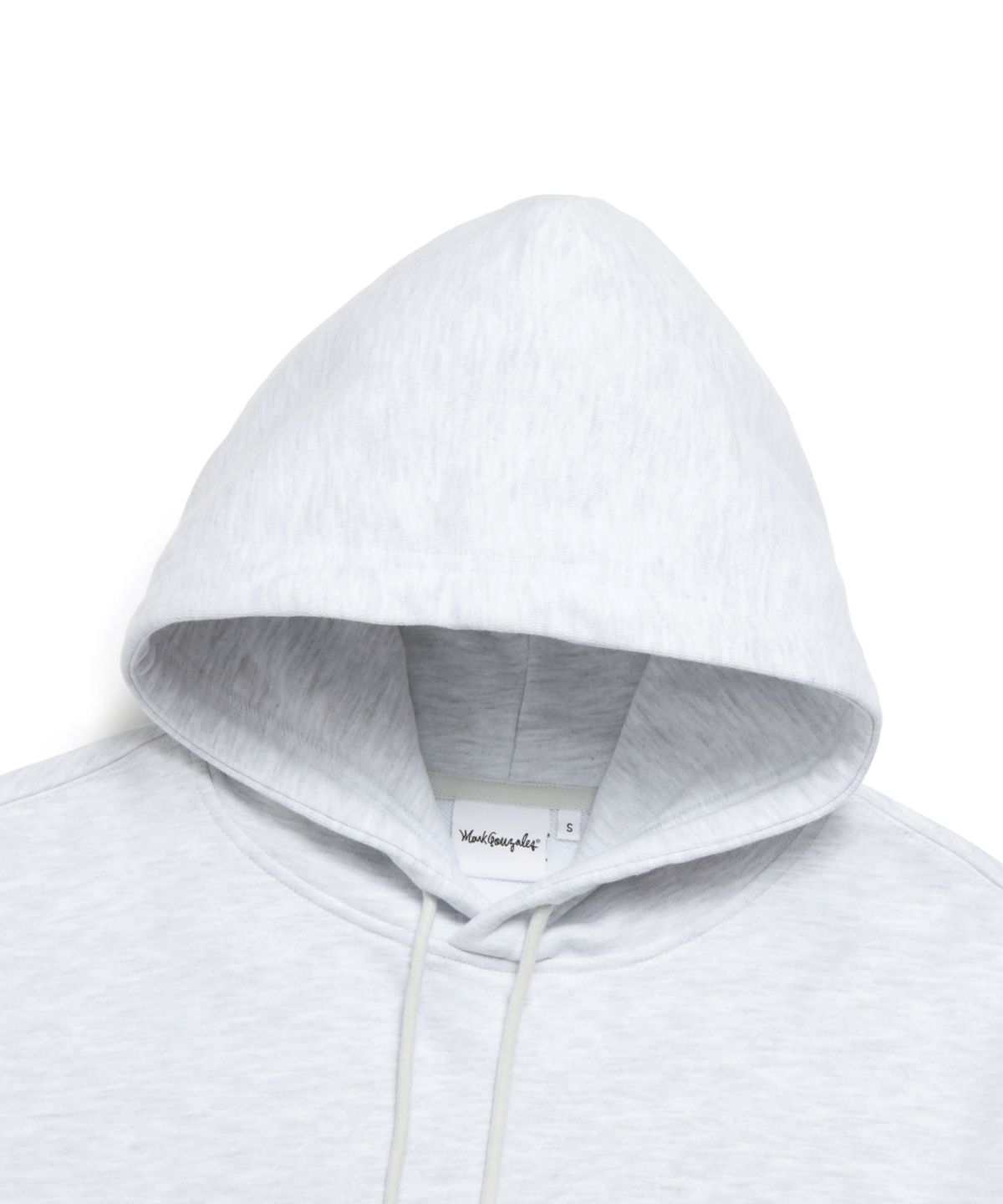 마크곤잘레스(MARK GONZALES) WOMENS SIGN LOGO OG CROPPED SWEAT HOODIE - L/GREY