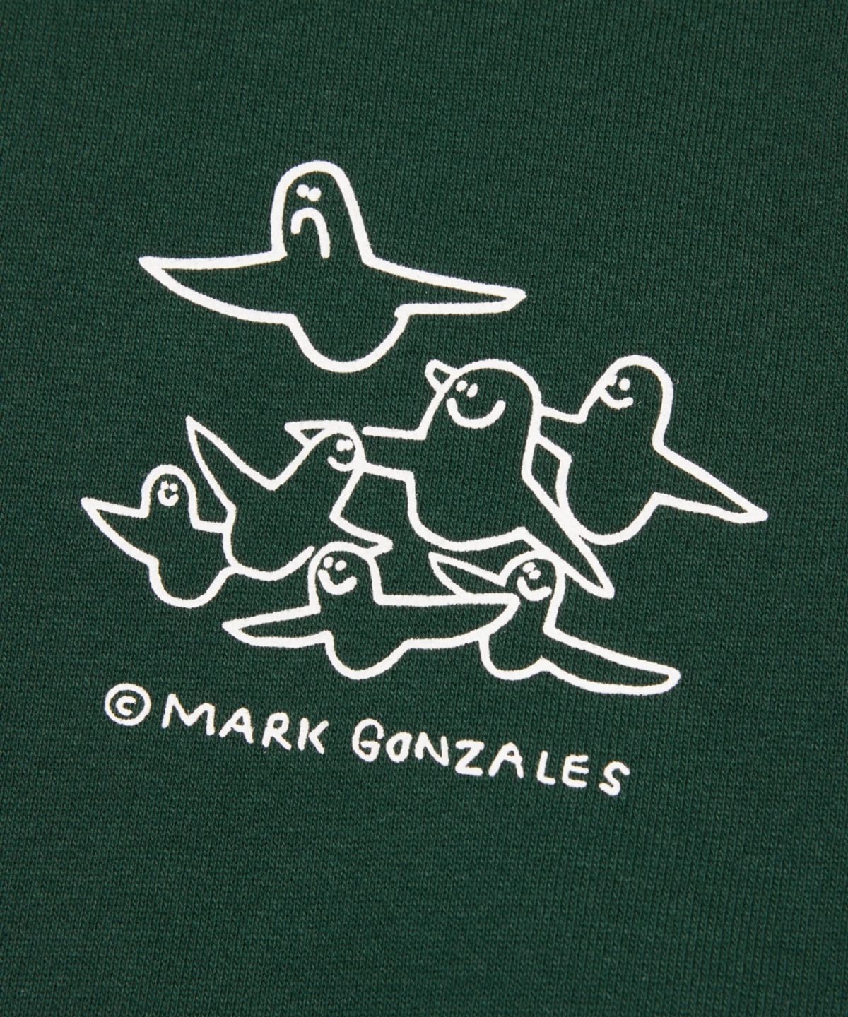 마크곤잘레스(MARK GONZALES) MG ANGELS GRAPHIC SWEAT HOODIE - D/GREEN