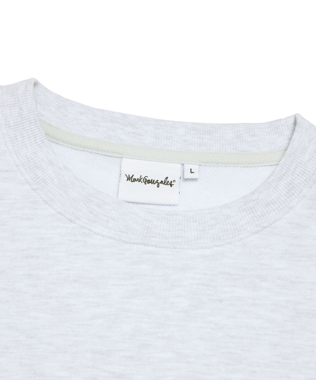 마크곤잘레스(MARK GONZALES) SIGN LOGO OG SWEATSHIRT - L/GREY