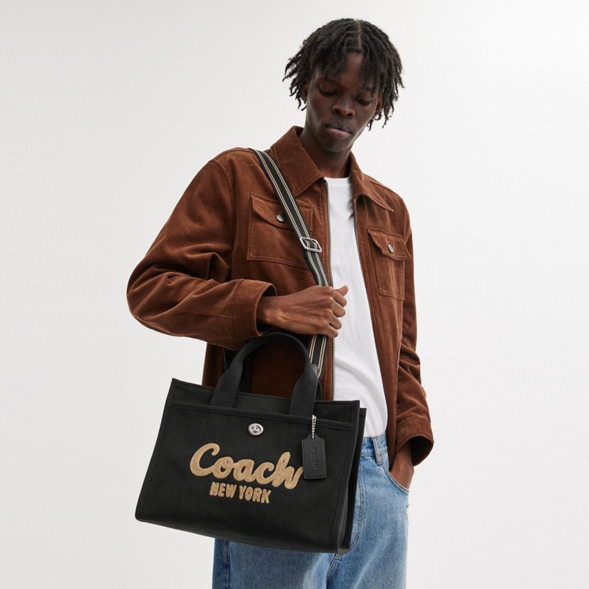 코치(COACH) 카고 토트 CP158 LHBLK