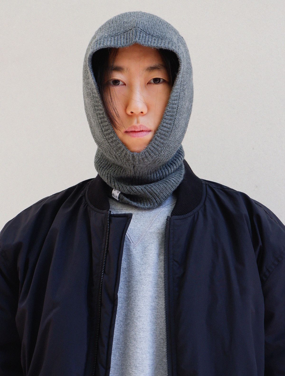 노우트(NOUGHT) O 로고 태그 바라클라바
