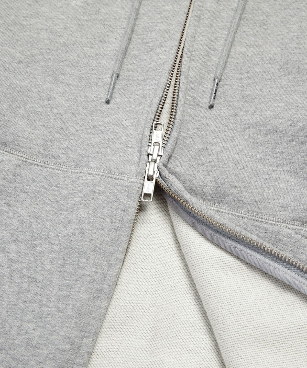 마크곤잘레스(MARK GONZALES) SIGN LOGO WAPPEN OG SWEAT ZIP-UP HOODIE - M/GREY