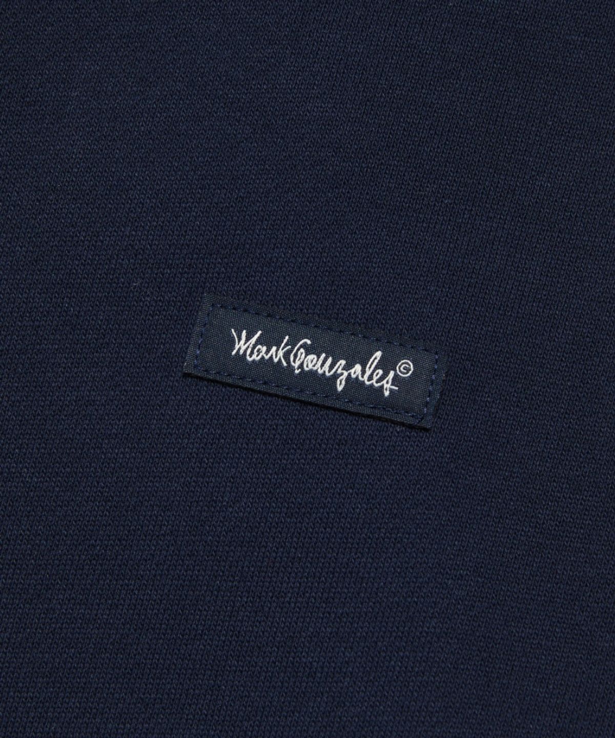 마크곤잘레스(MARK GONZALES) SIGN LOGO WAPPEN OG SWEAT ZIP-UP HOODIE - NAVY