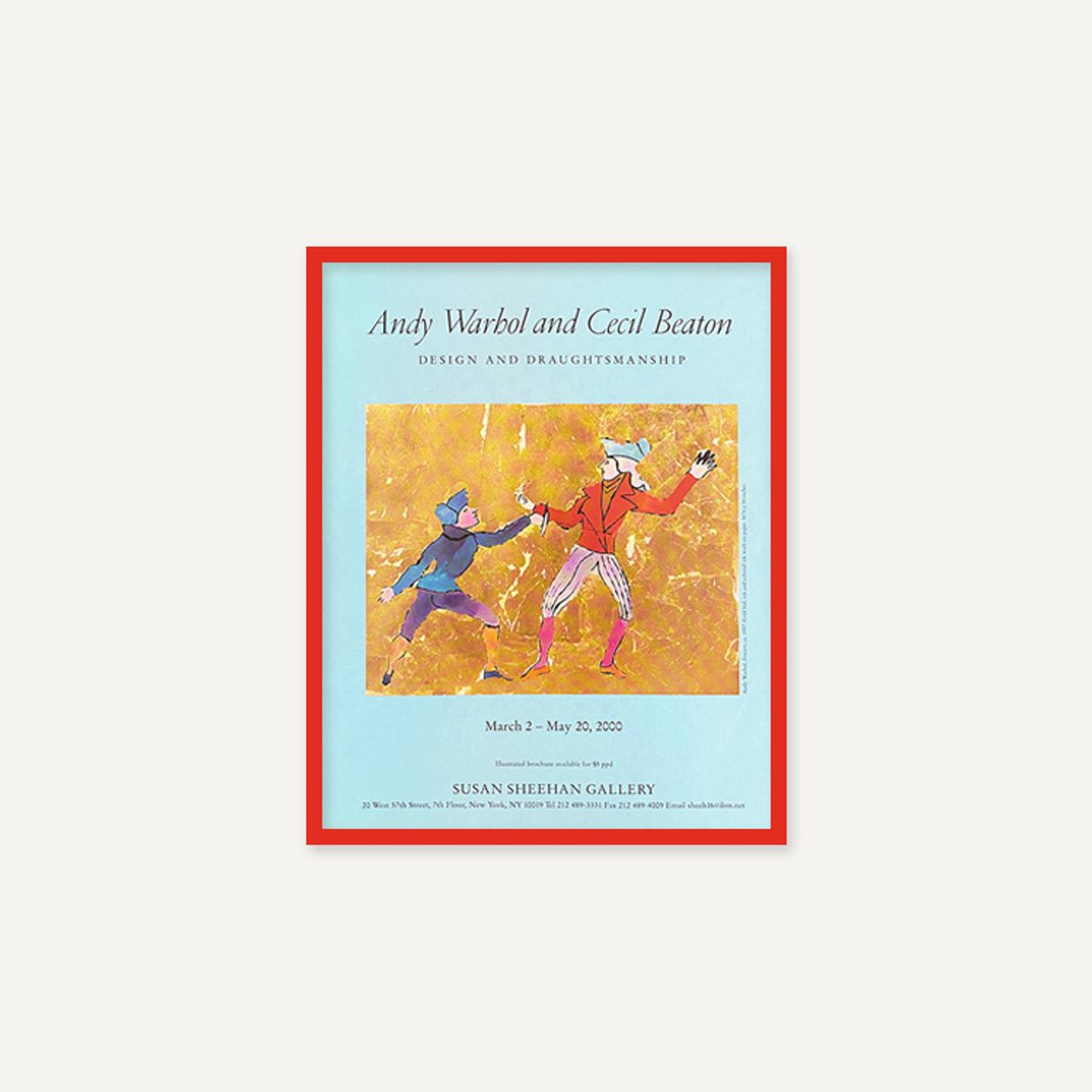 그릿시즌(GREET SEASON) 앤디 워홀 Fencers, 2000 (액자 포함)