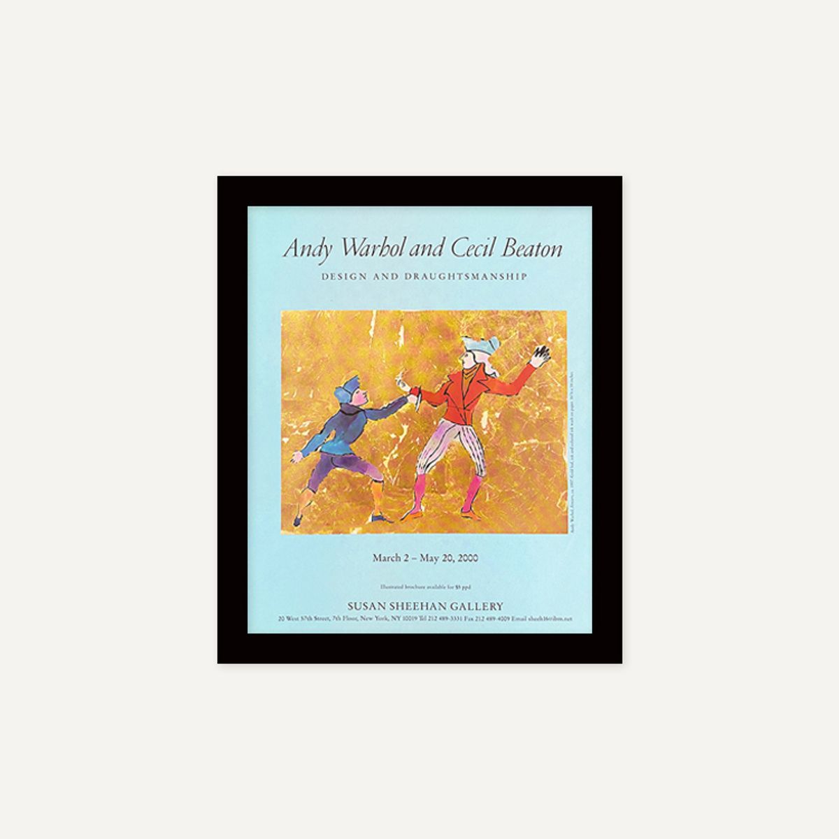 그릿시즌(GREET SEASON) 앤디 워홀 Fencers, 2000 (액자 포함)