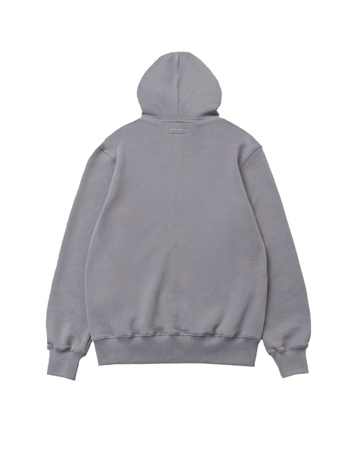 더뮤지엄비지터(THEMUSEUMVISITOR) FABRIC RINGED HOODY (BLUE GREY)