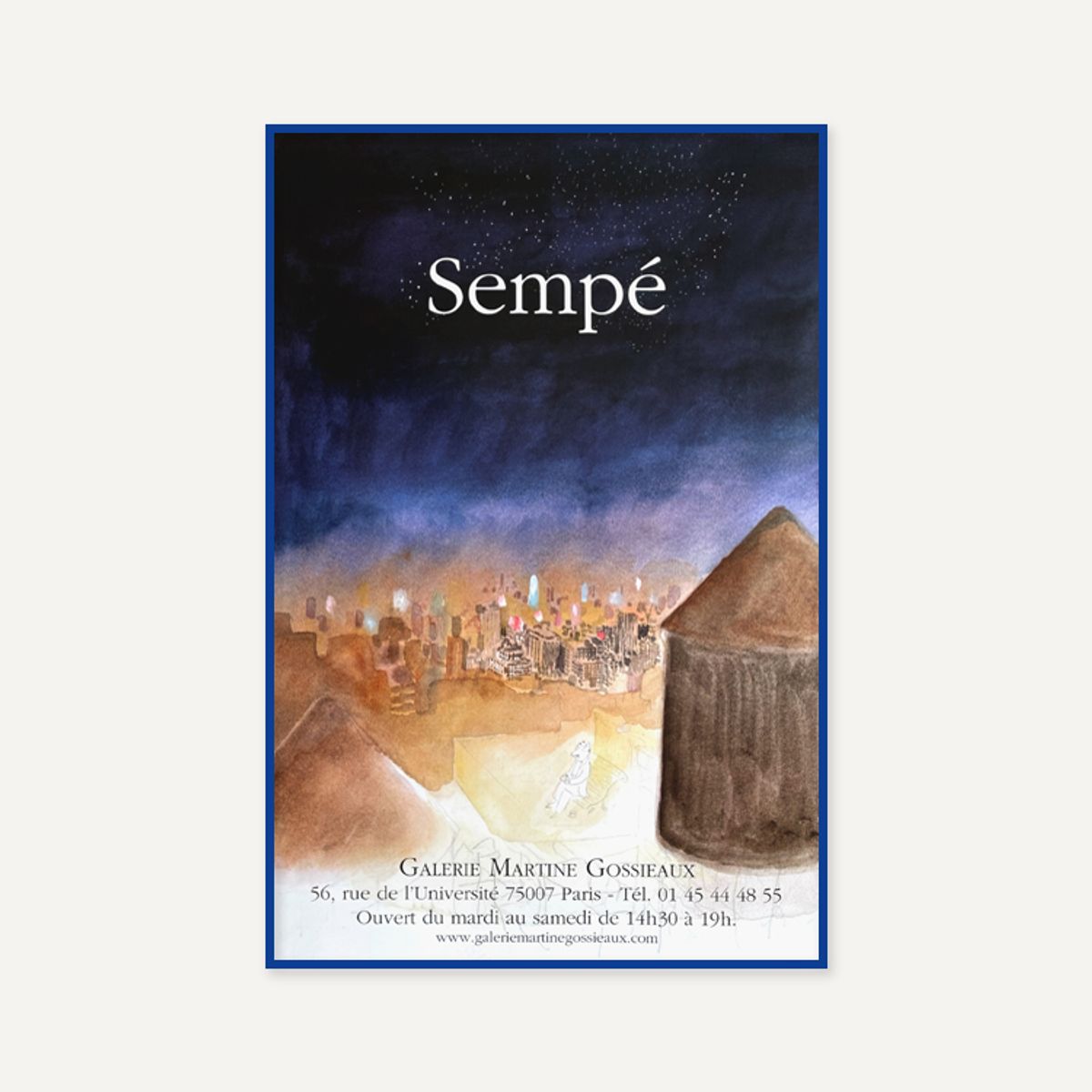 그릿시즌(GREET SEASON) 장 자끄 상뻬 Sempé Terrace in NYC (액자 포함)