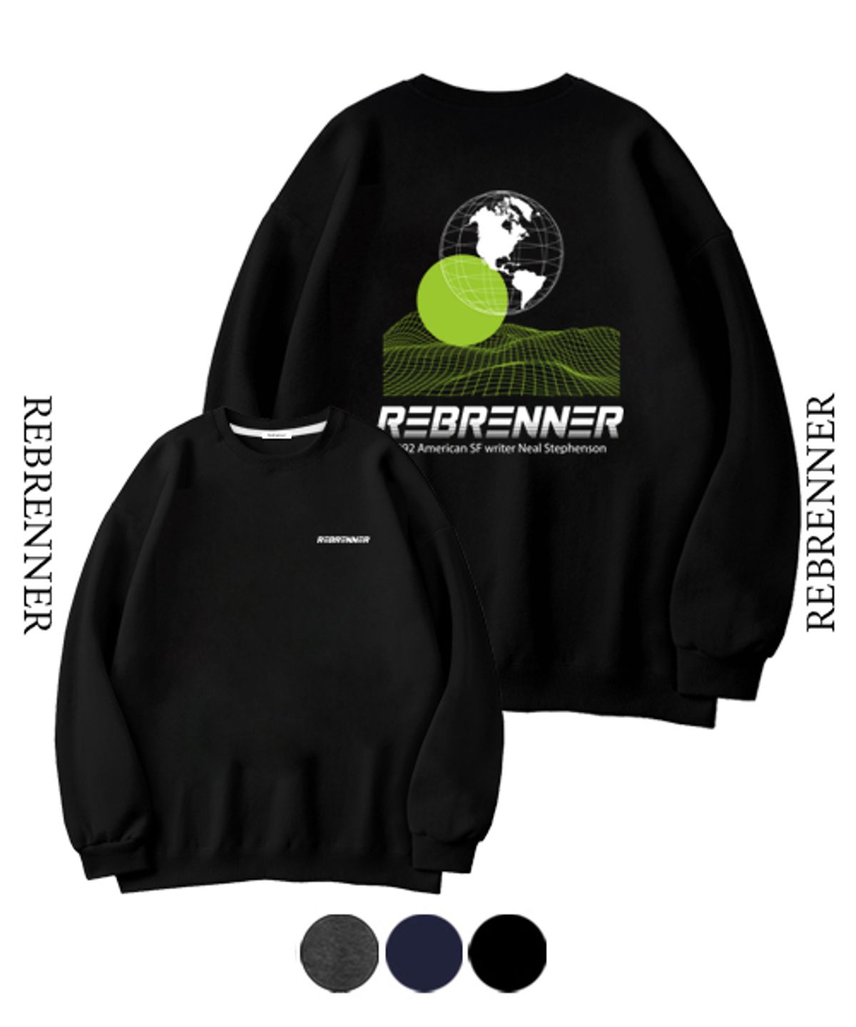 리브레너(REBRENNER) 메타버스2 스웨츠 셔츠