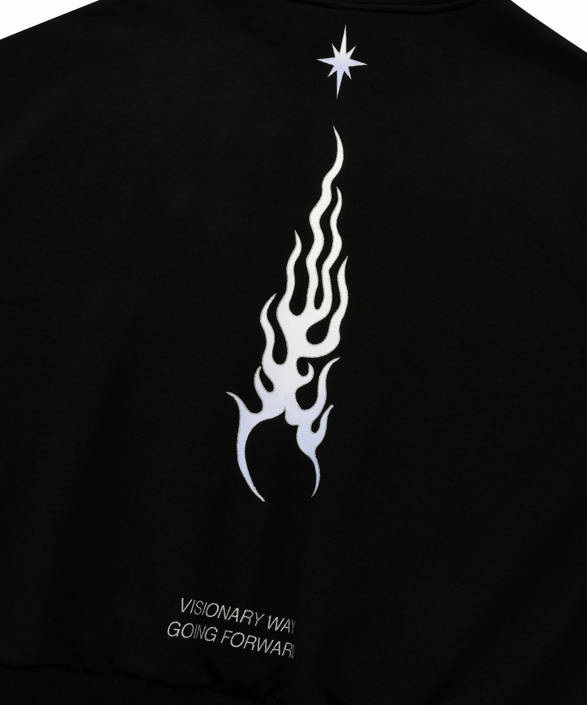 비전스트릿웨어(VISION STREETWEAR) VSW Flame Team Hoodie Black