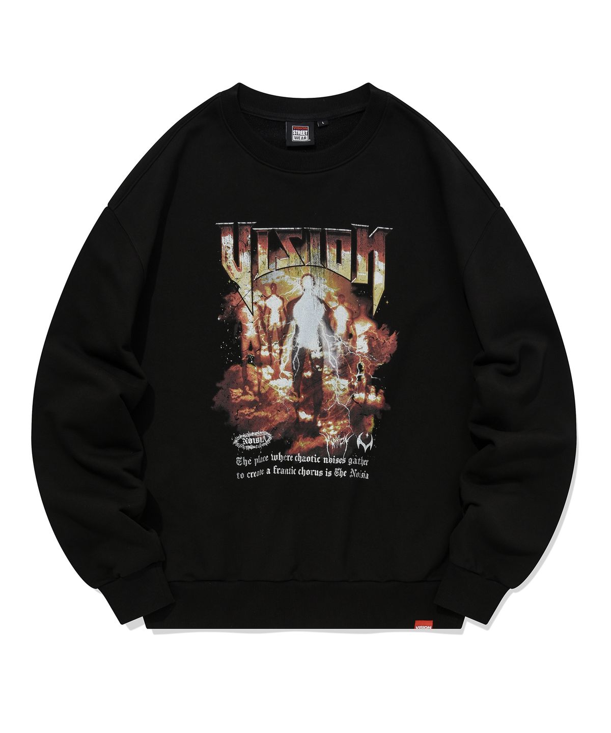 비전스트릿웨어(VISION STREETWEAR) VSW God Crewneck Black