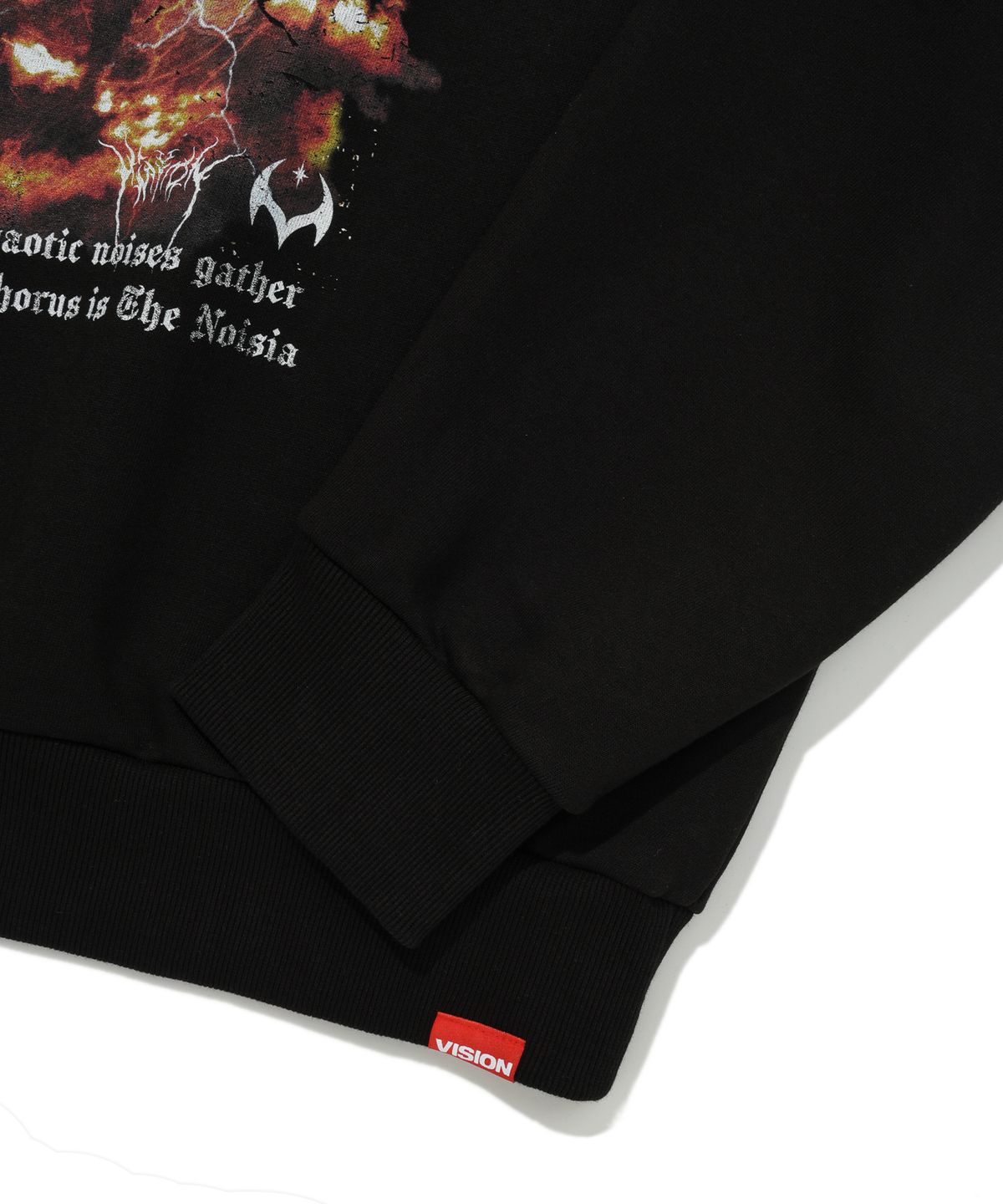 비전스트릿웨어(VISION STREETWEAR) VSW God Crewneck Black