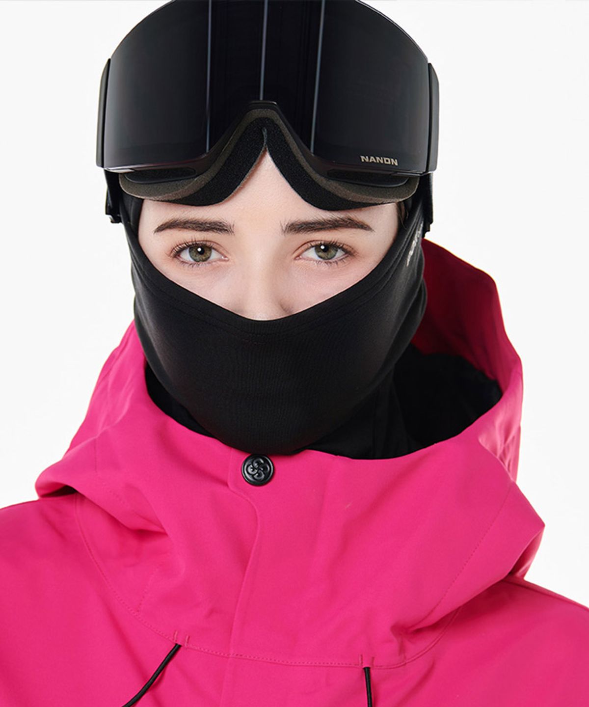 돌아우터웨어(DOLL OUTERWEAR) 스키 스노우보드복 스포츠 바라클라바 BLACK 남녀공용
