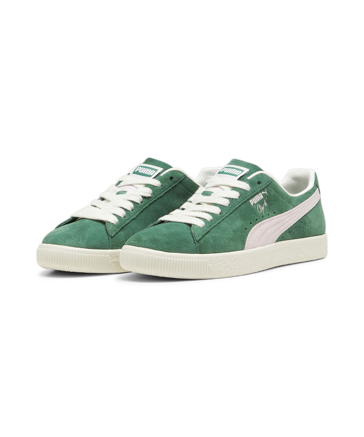 푸마(PUMA) 클라이드 OG - 아이보리:그린 / 391962-10