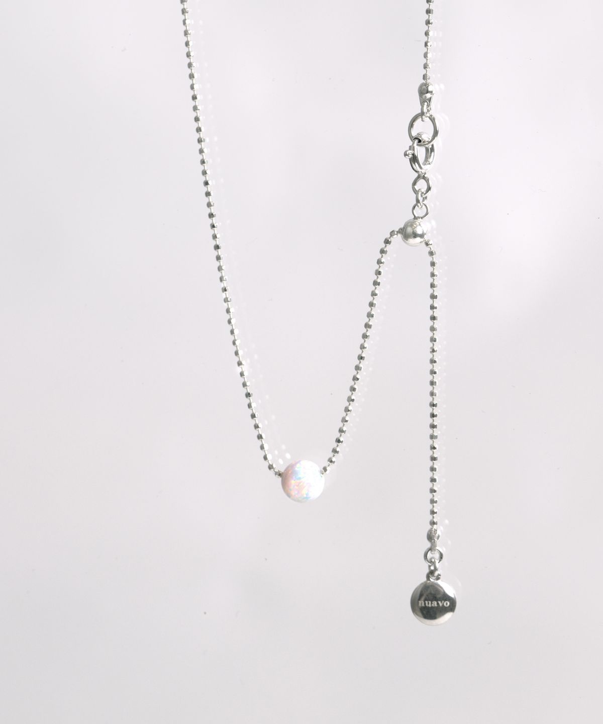 누아보(NUAVO) Opal glitter necklace