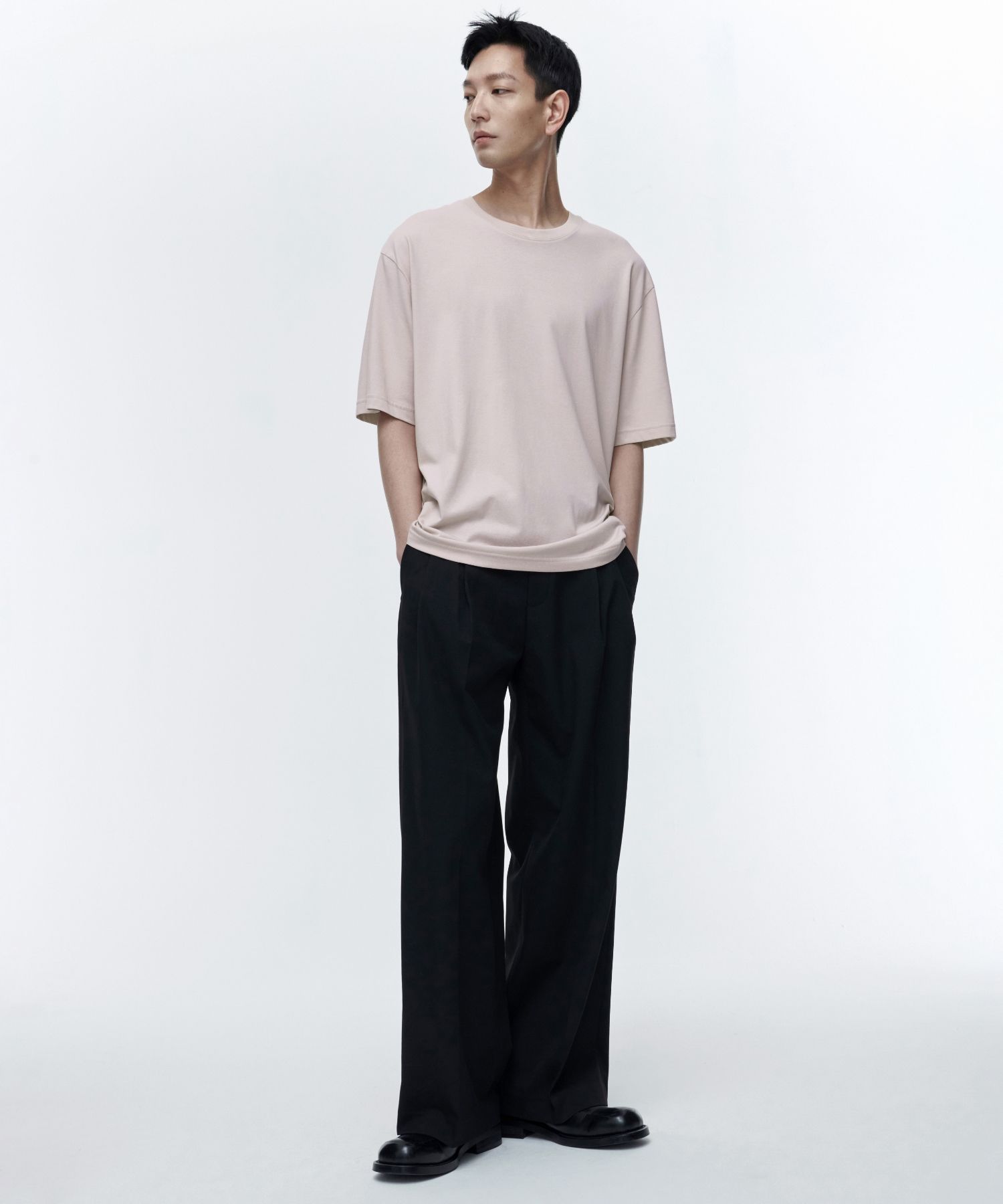 MUSINSA | MUSINSA STANDARD Super Wide Hidden Banding Slacks