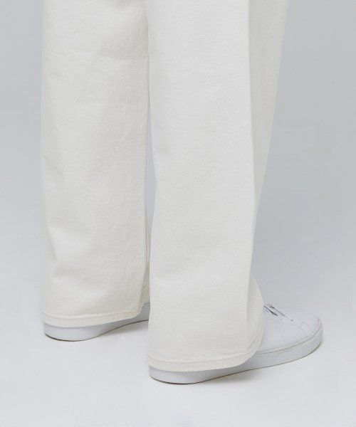 MUSINSA | MUSINSA STANDARD Wide denim pants [cream]
