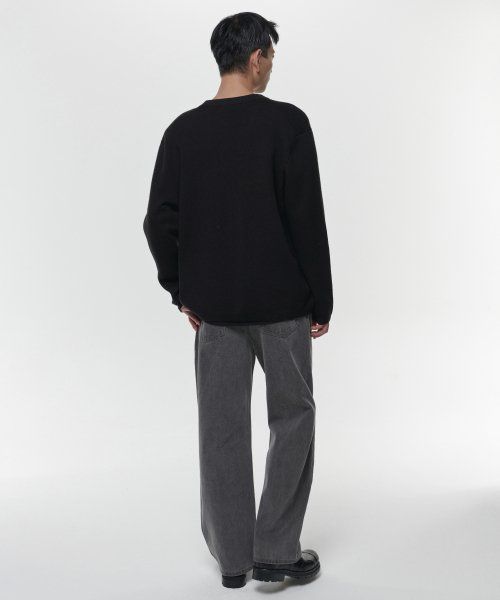 MUSINSA | MUSINSA STANDARD Minimal Cardigan [Black]
