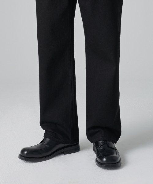 デニム・ジーパン MUSINSA STANDARD Loose straight denim pants black MMCNP119-B MUSINSA | MUSINSA STANDARD Loose Straight Denim Pants [Black]
