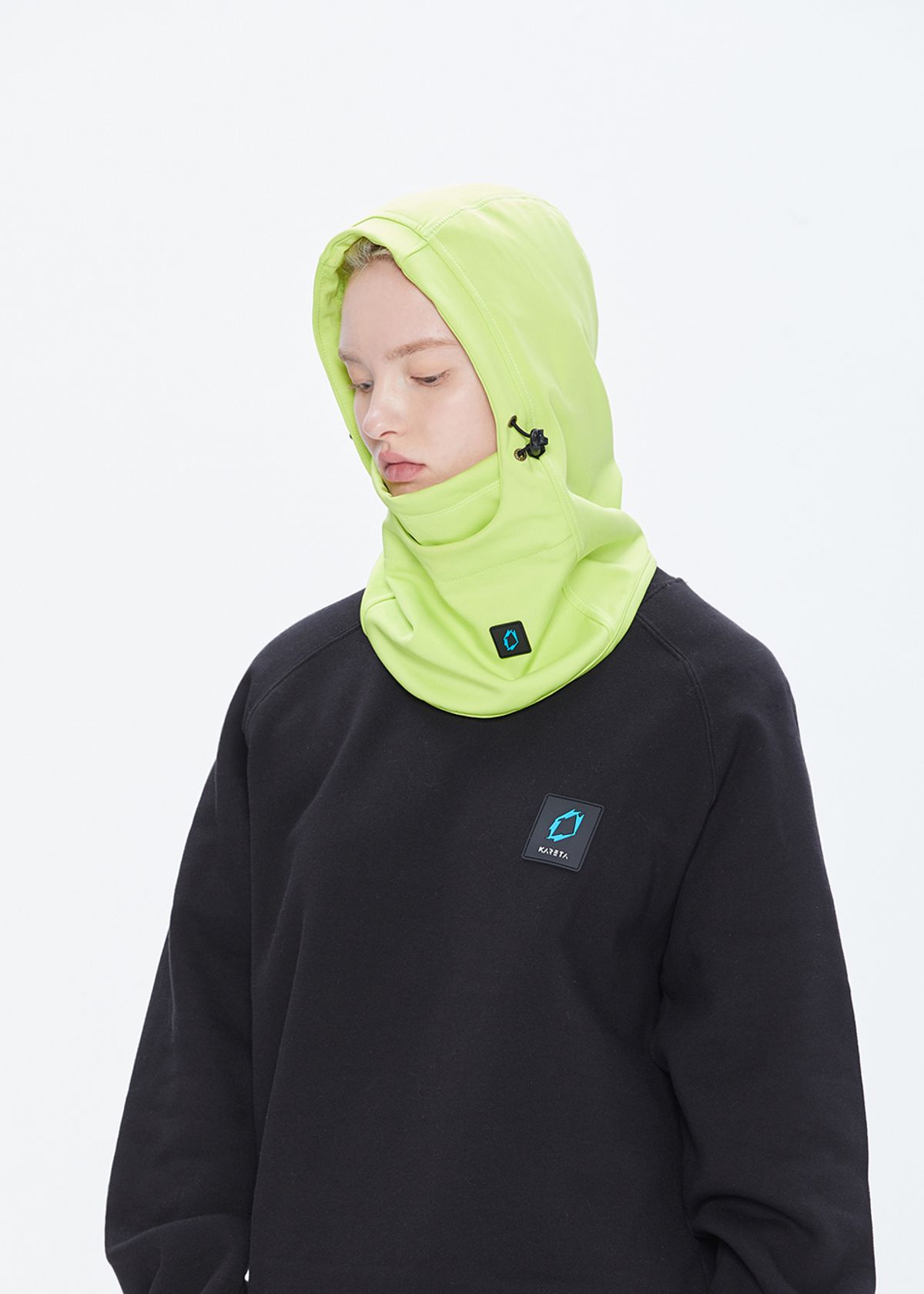 카레타(KARETA) 라이트 후드워머 라임