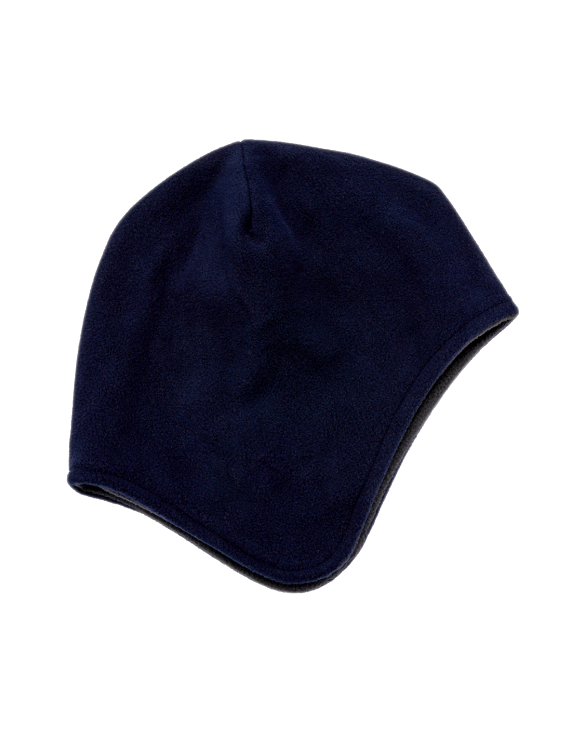 미디엄스(MEDIUMS) Sunflower Logo Ear Flap Fleece Beanie - Navy (해바라기 로고 이어플랩 플리스 비니)
