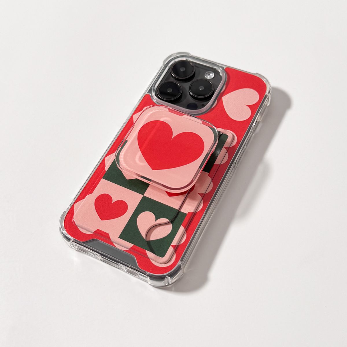 에이쓰리비쓰리(A3B3) (Acrylic Tok) Heart Pattern 하트 패턴 아크릴톡