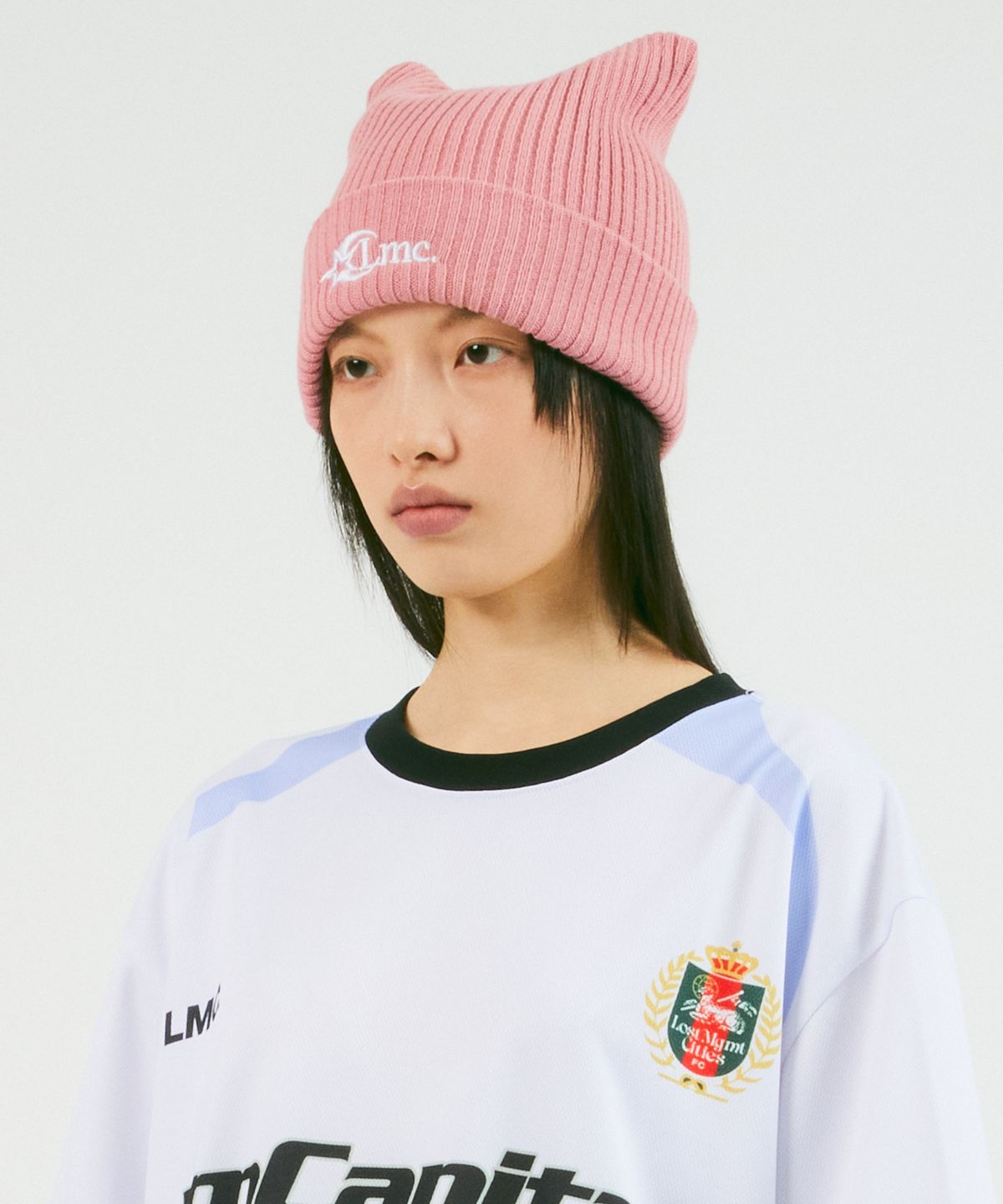 엘엠씨(LMC) SQUARE BEANIE pink