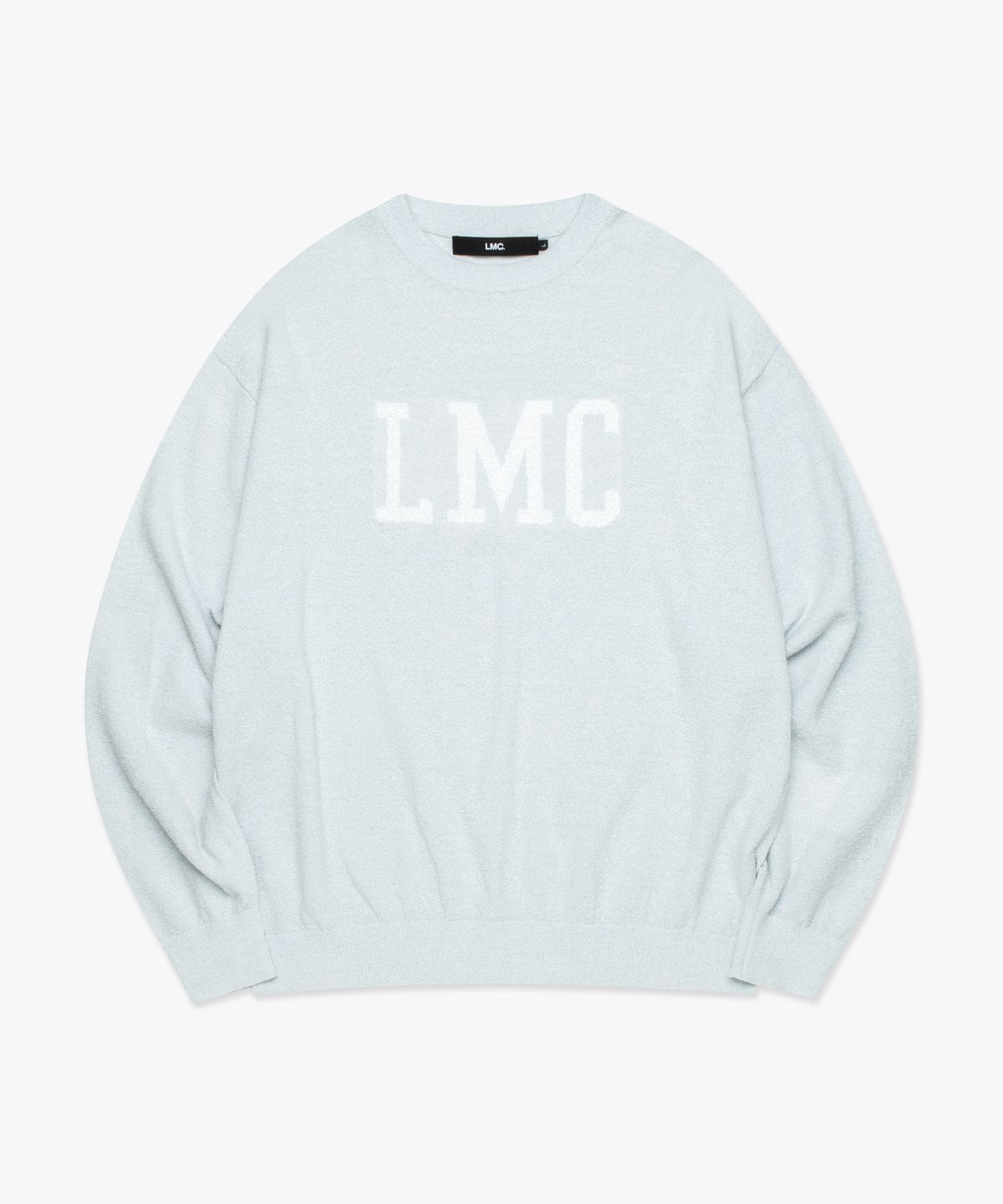 엘엠씨(LMC) BOUCLE KNIT SWEATER sky blue